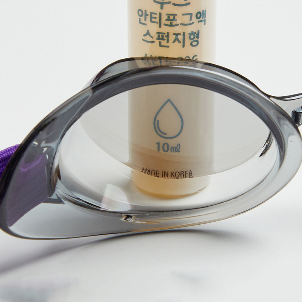 Adult Purple No Rubber Ring Racing Goggles(LUCY_BKSL)
