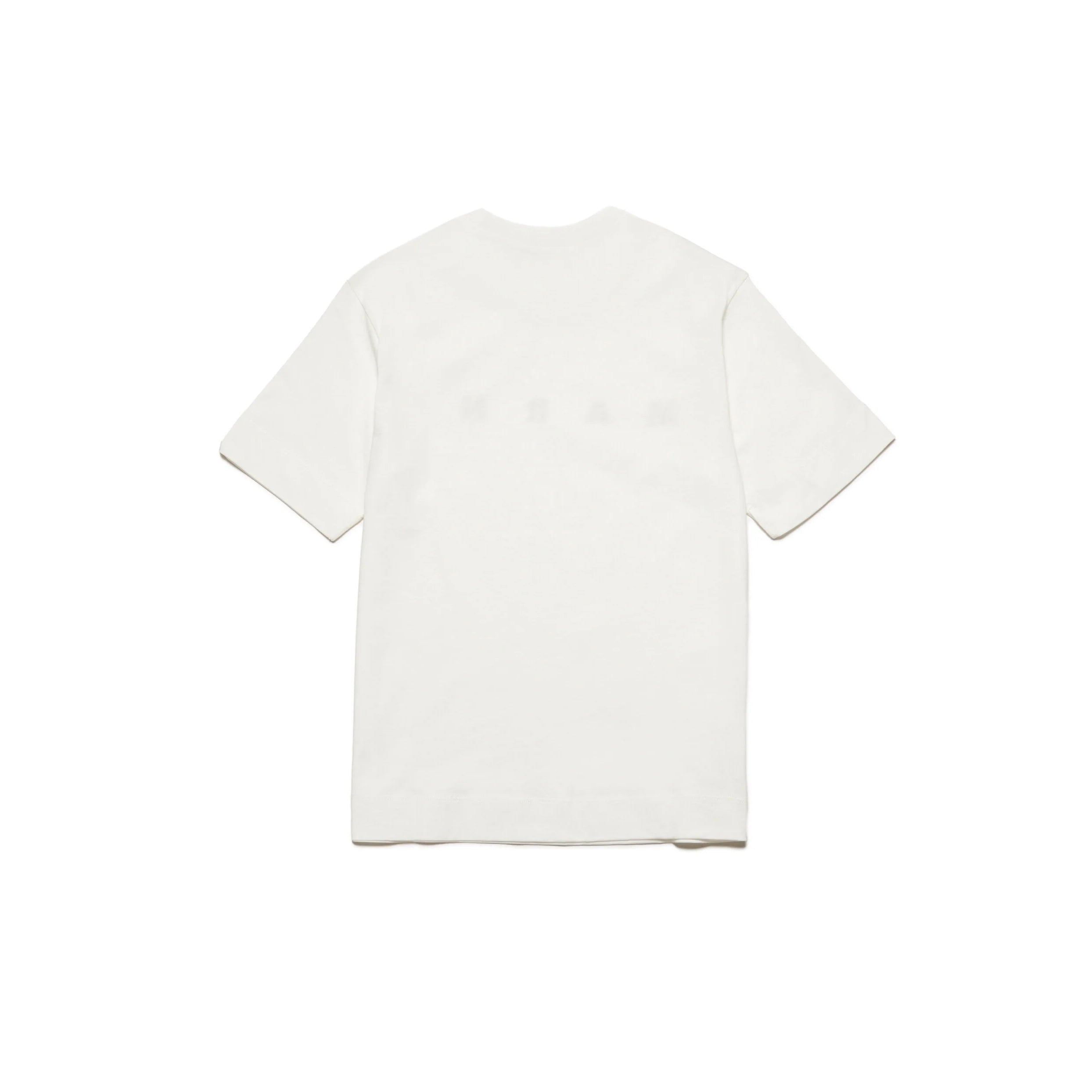 Boys & Girls White Logo Cotton T-Shirt