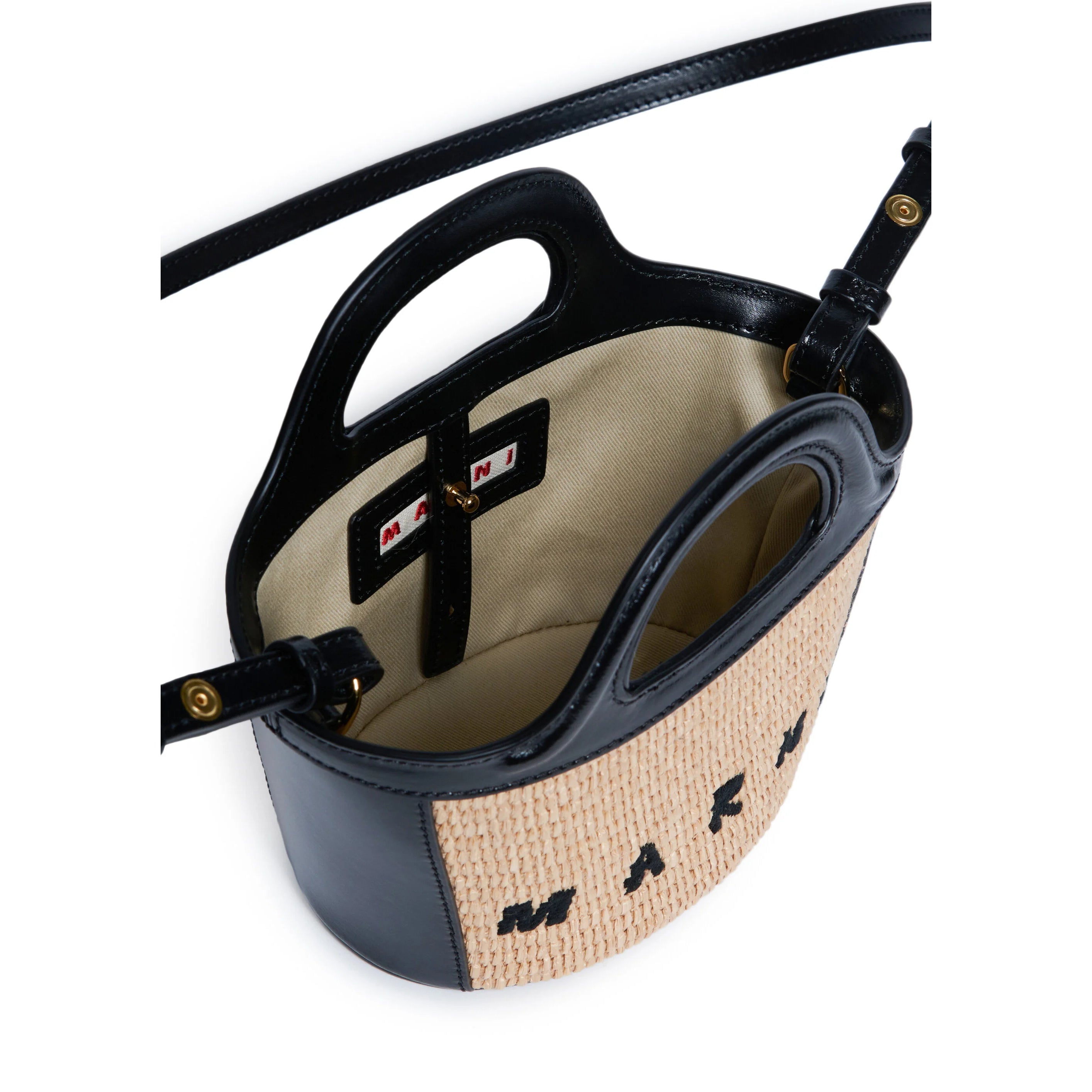 Girls Black Logo Shoulder Bag(长x宽x高:10x21x17cm)