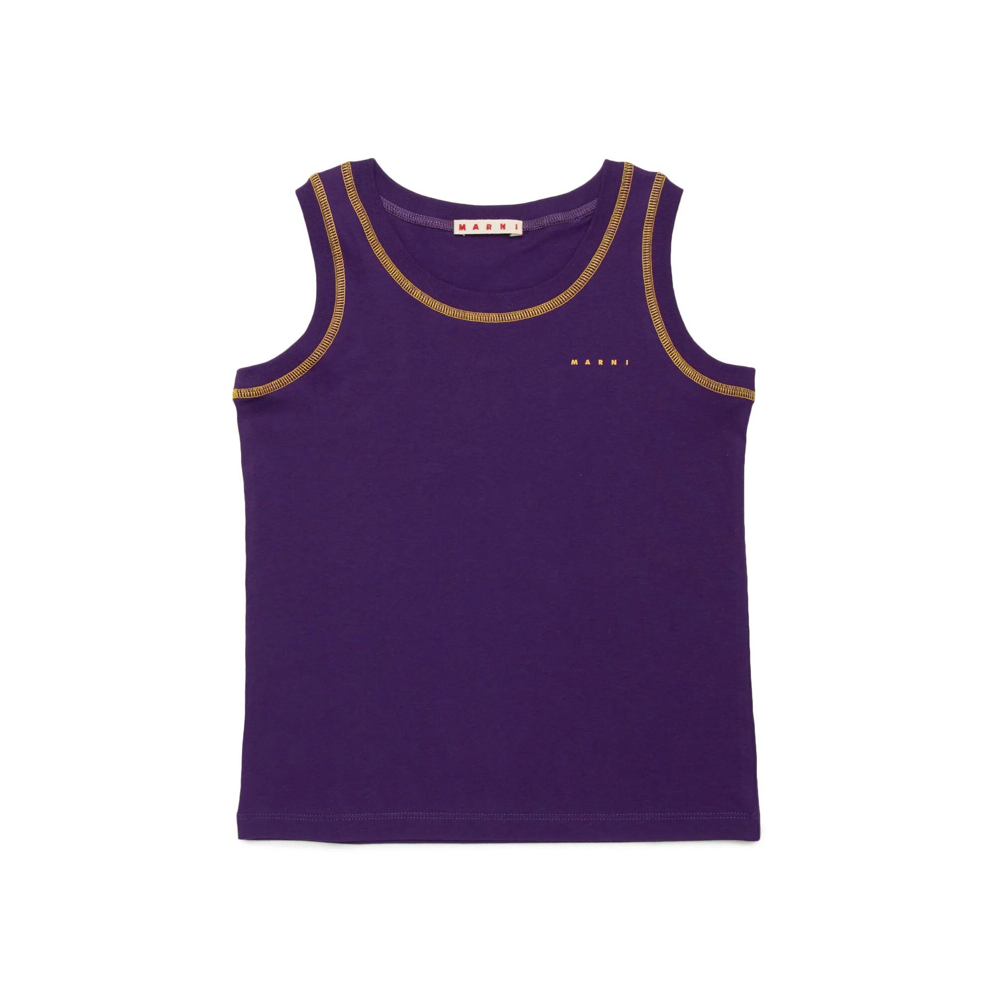 Boys Purple Cotton Vest