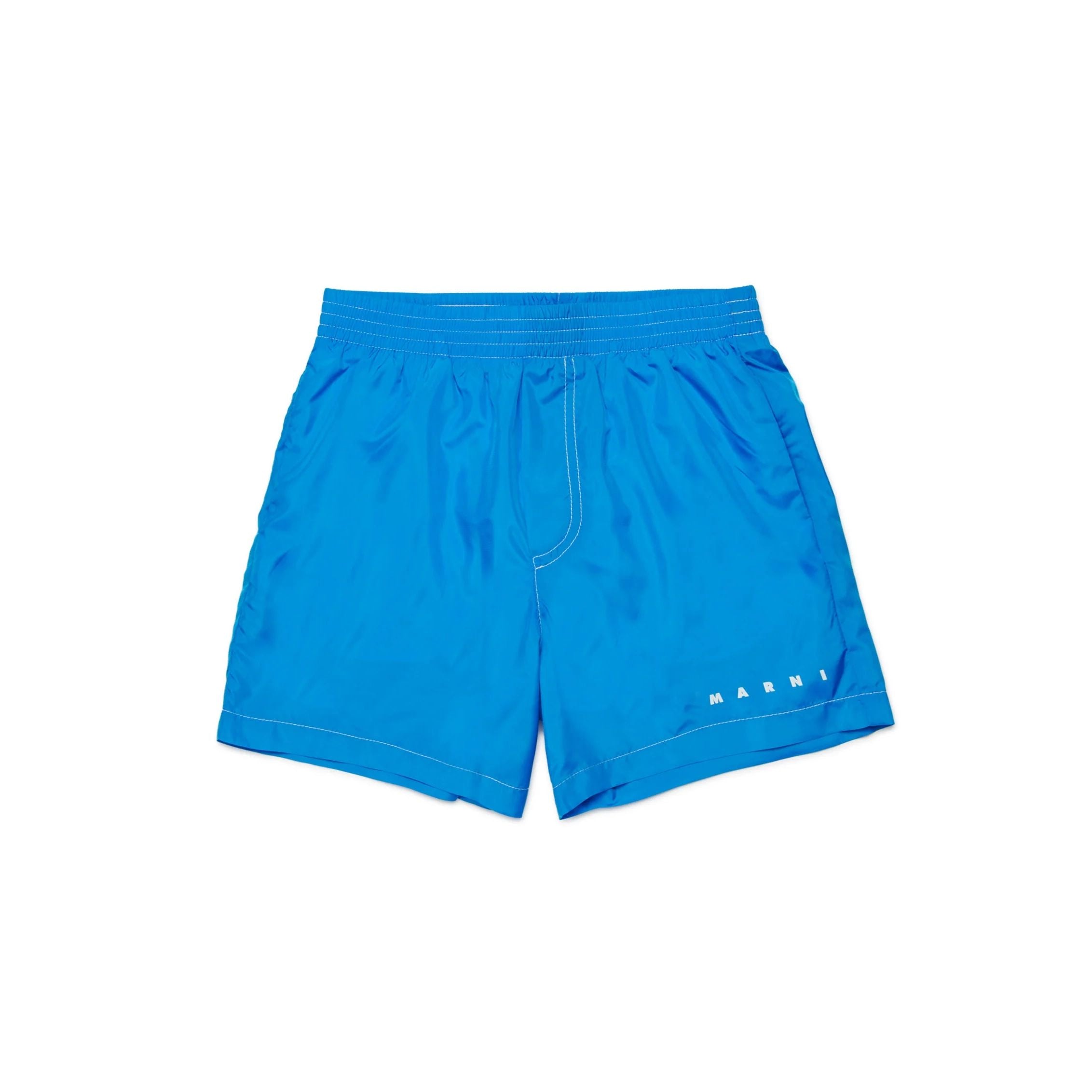 Boys Blue Logo Swim Shorts