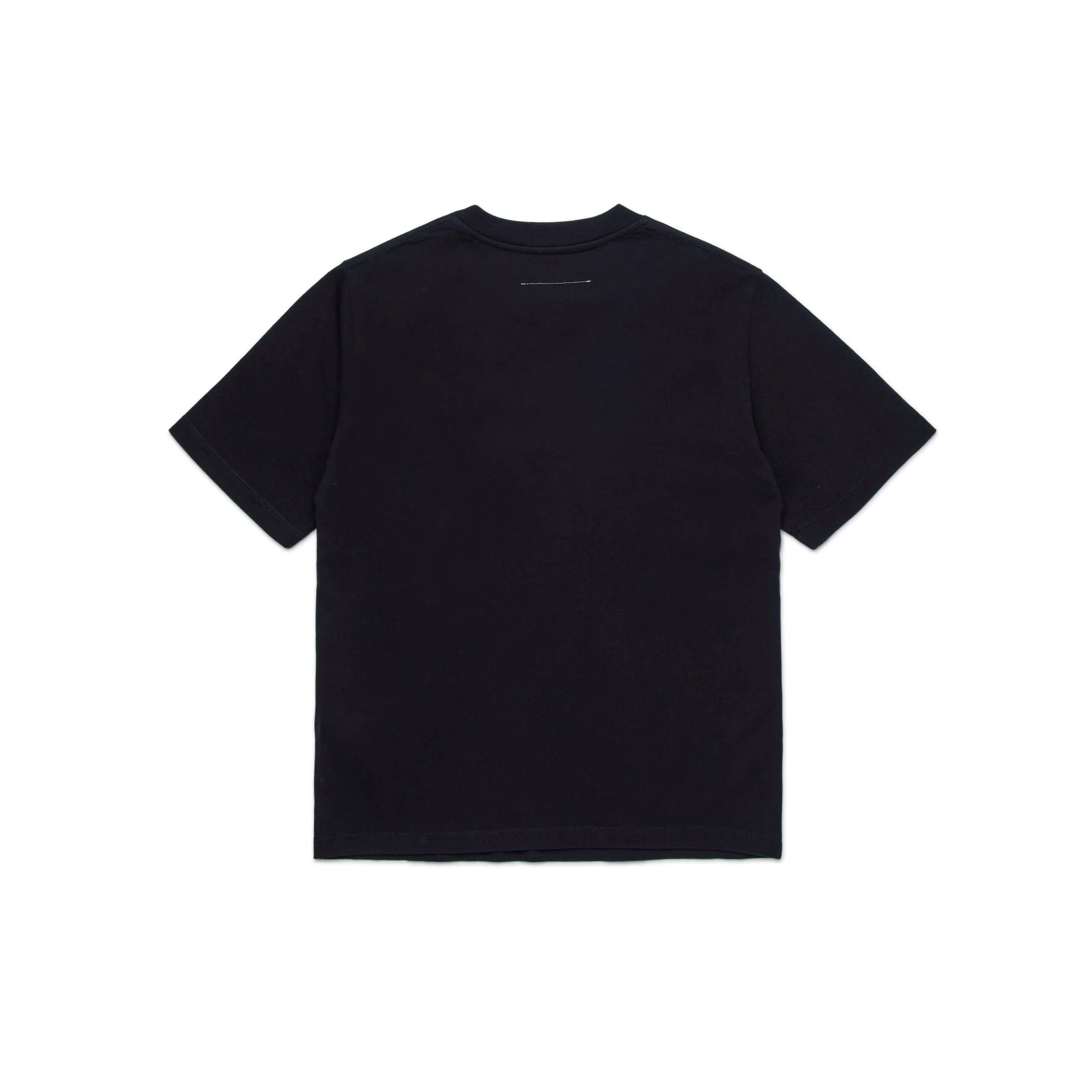 Boys & Girls Black Logo Cotton T-Shirt