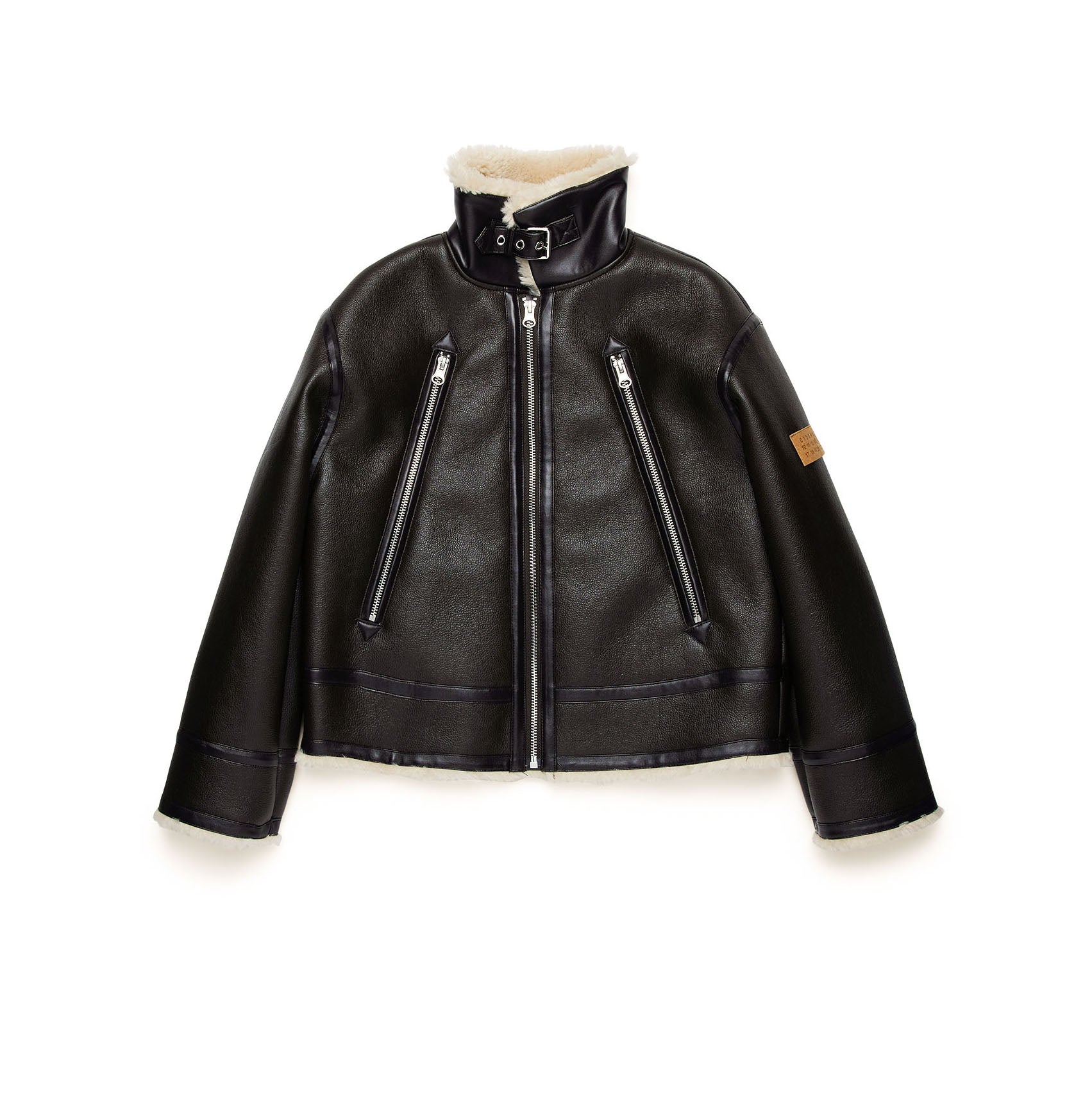 Boys & Girls Dark Brown Zip-Up Jacket