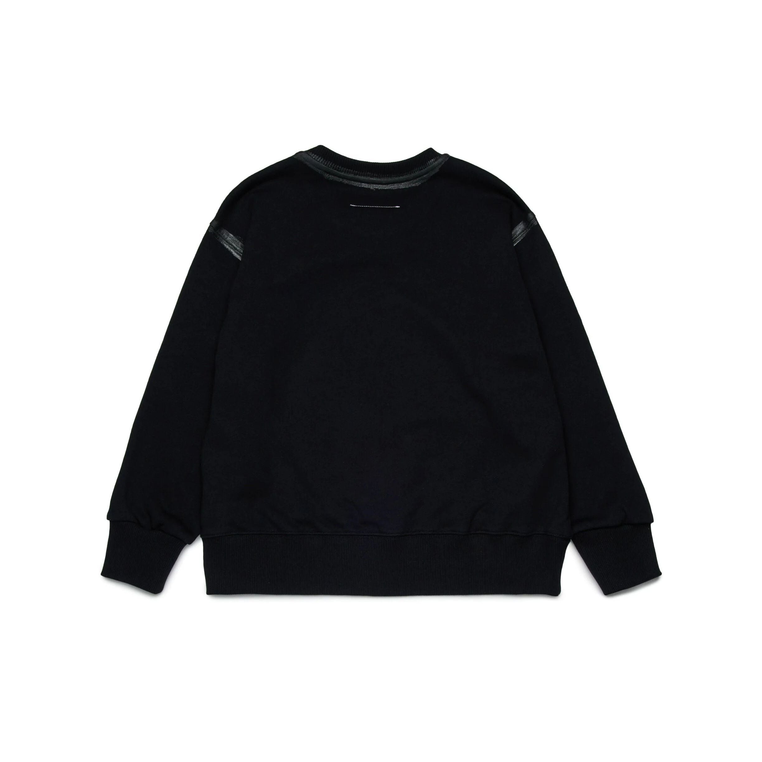 Boys & Girls Black Cotton Sweatshirt