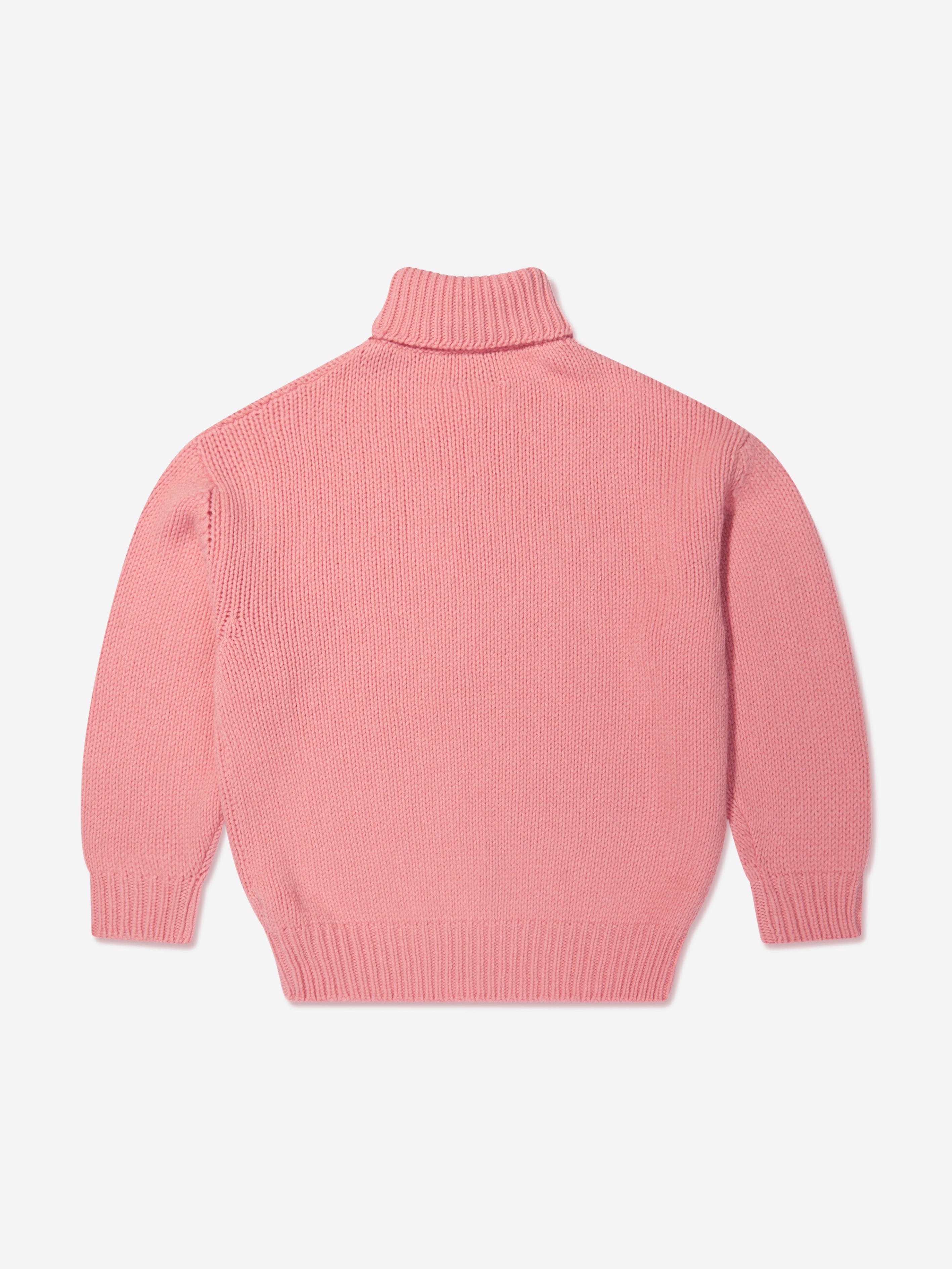 MM6 Maison Margiela Kids Logo Knitted Rollneck Jumper