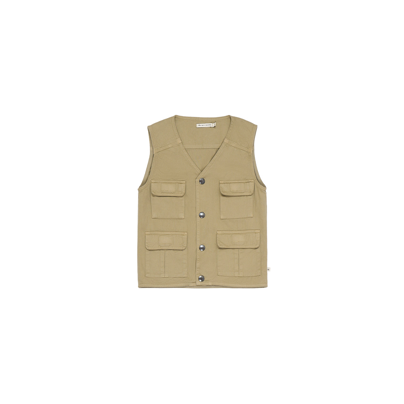 Boys & Girls Army Green Gilet