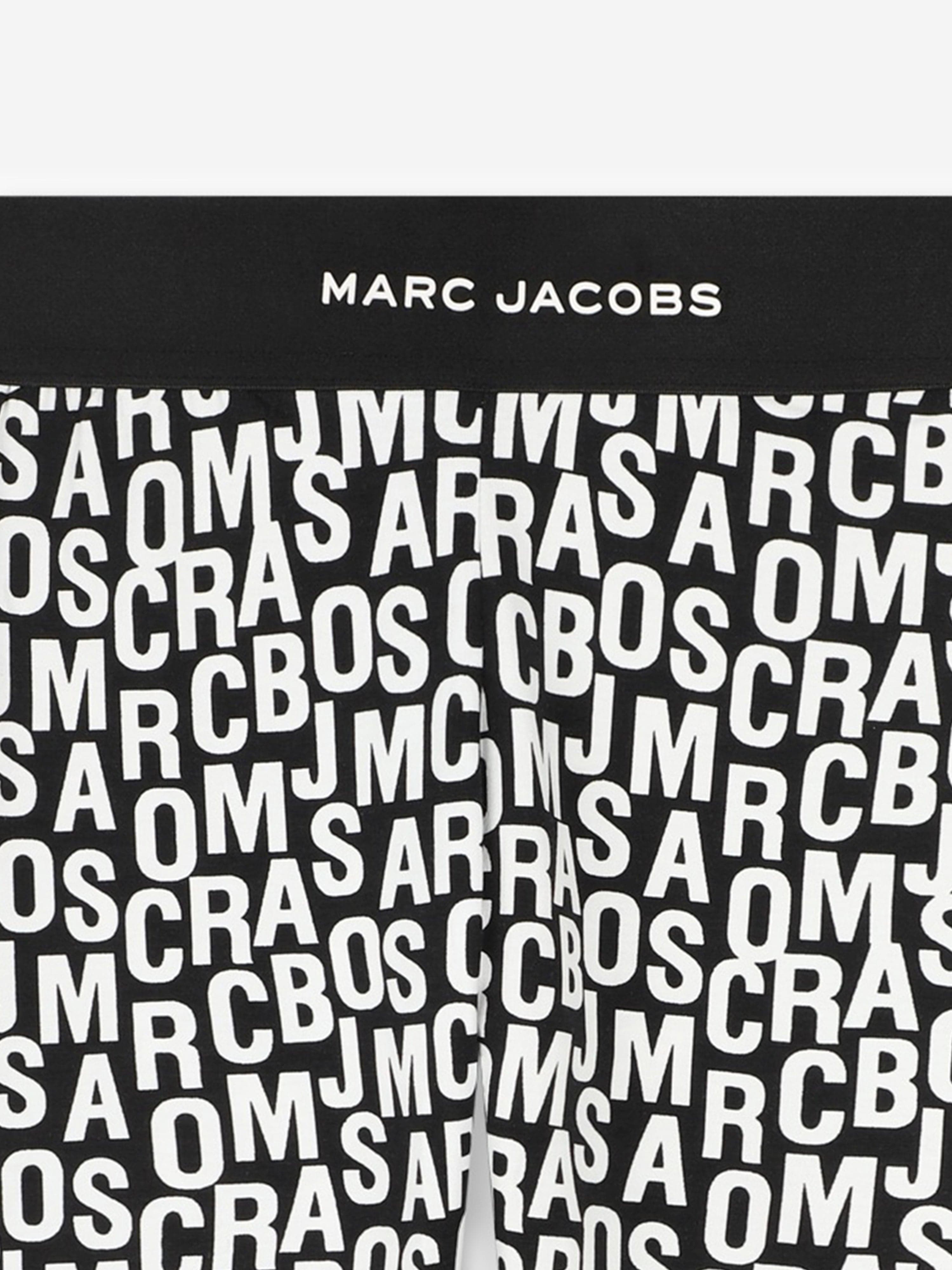 MARC JACOBS Girls Logo Leggings in Black