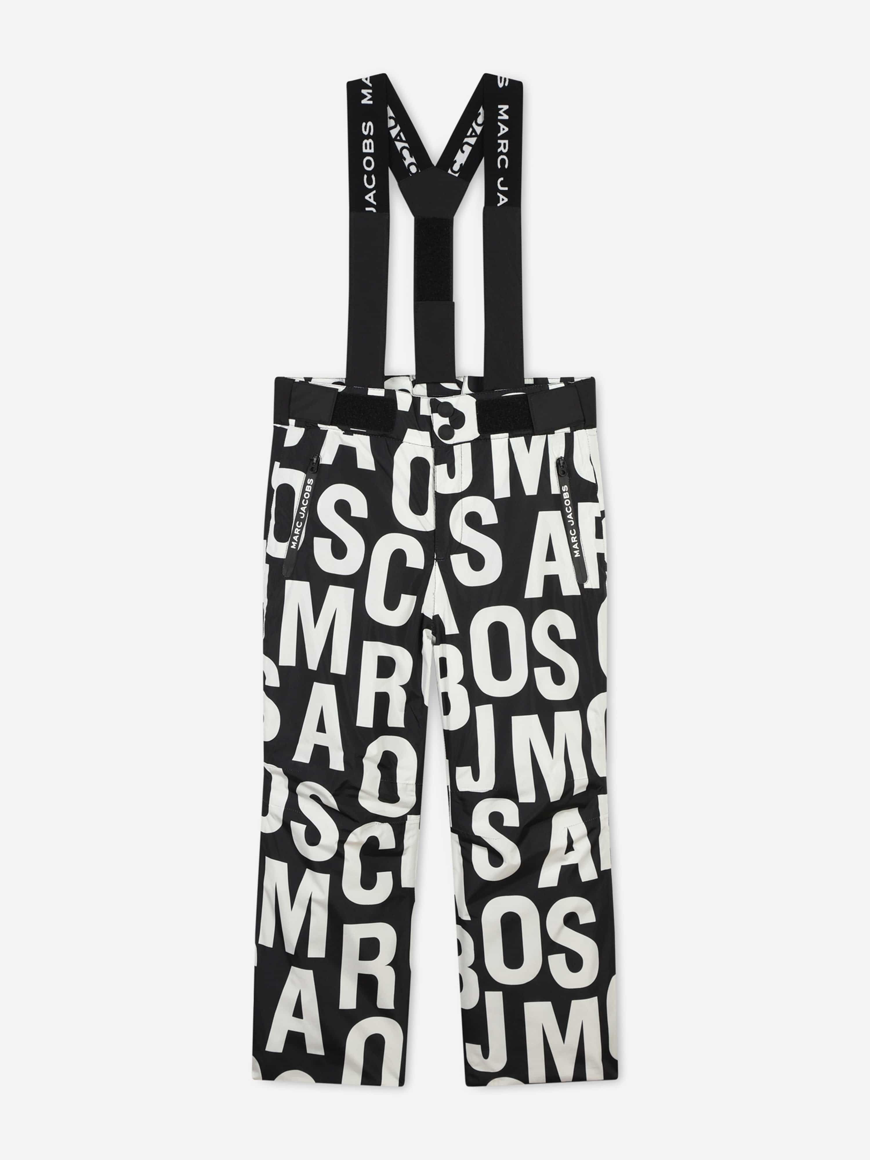 MARC JACOBS Kids Logo Ski Trousers in Black