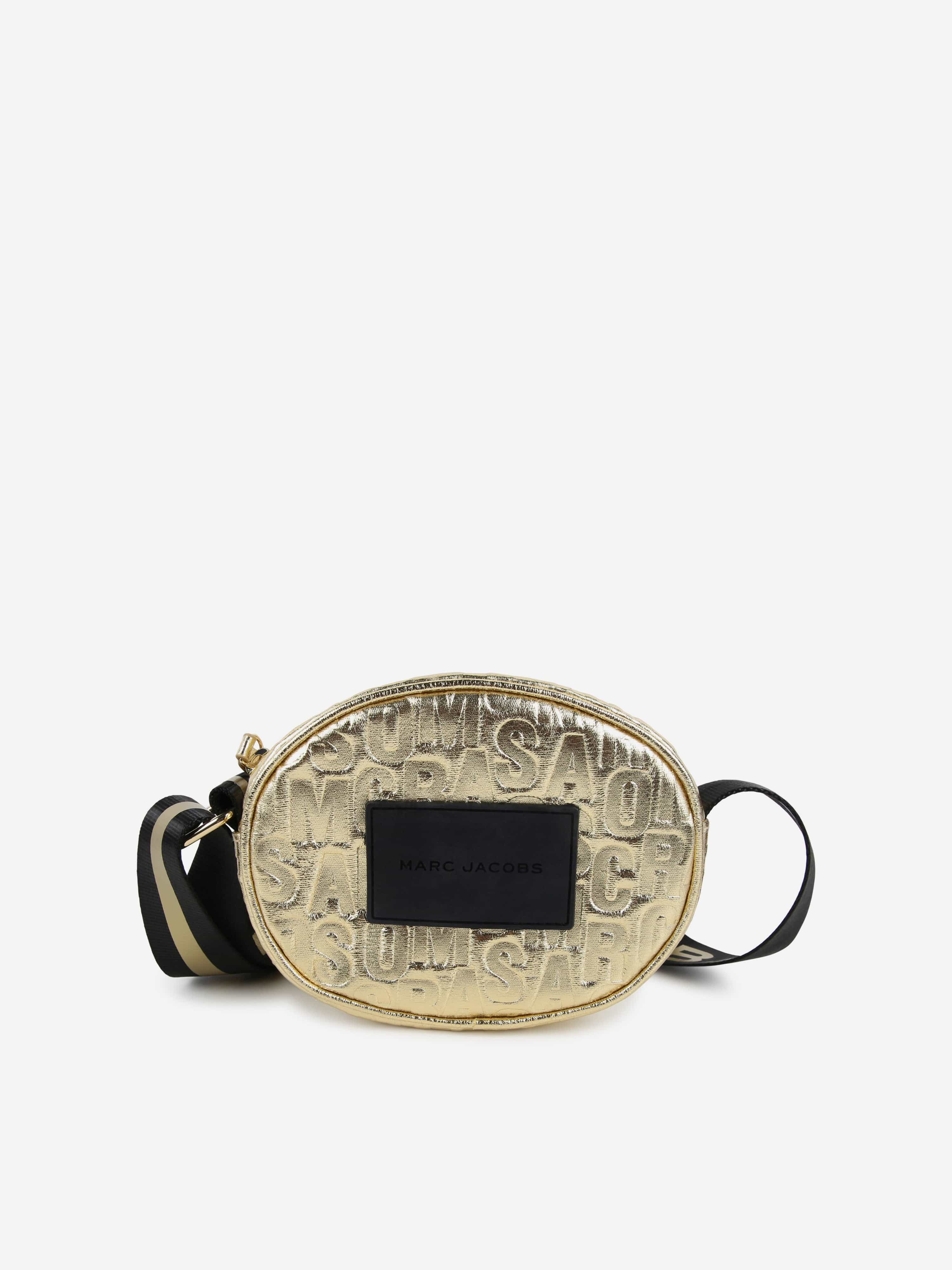 MARC JACOBS Girls Metallic Crossbody Bag in Gold (16.5cm)
