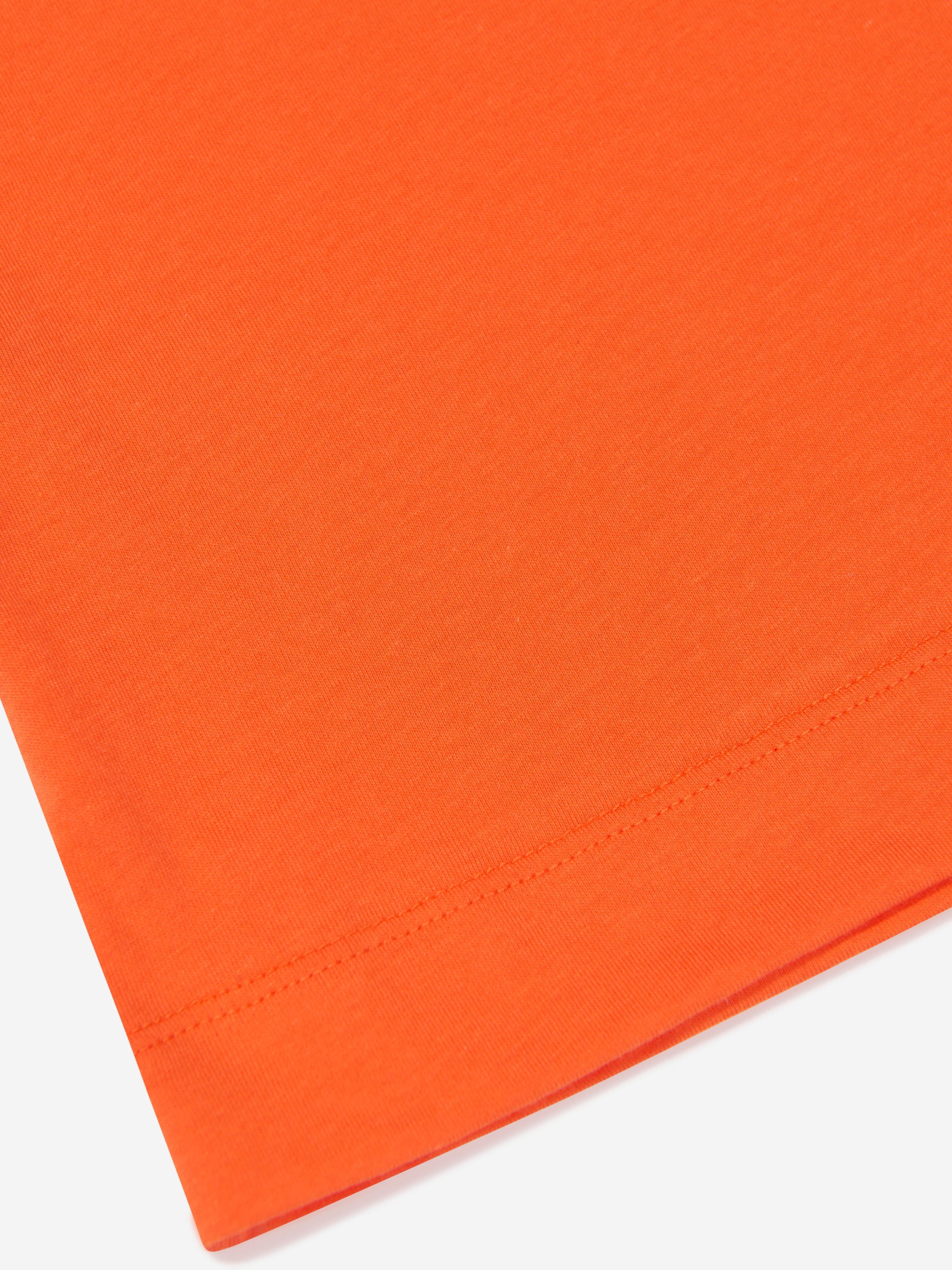 MARNI Kids Logo Print T-Shirt in Orange