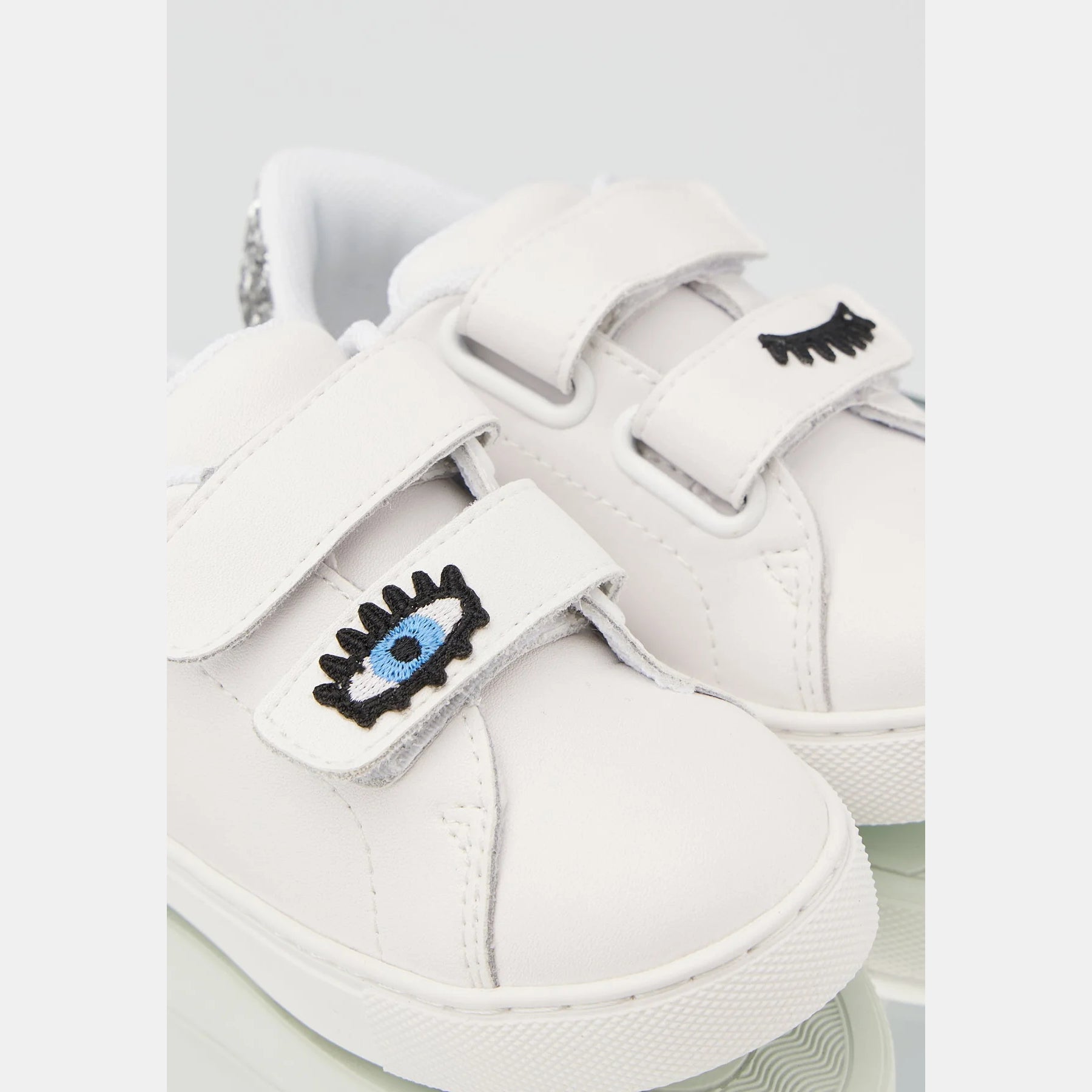 Baby Boys & Girls White Eyes Shoes