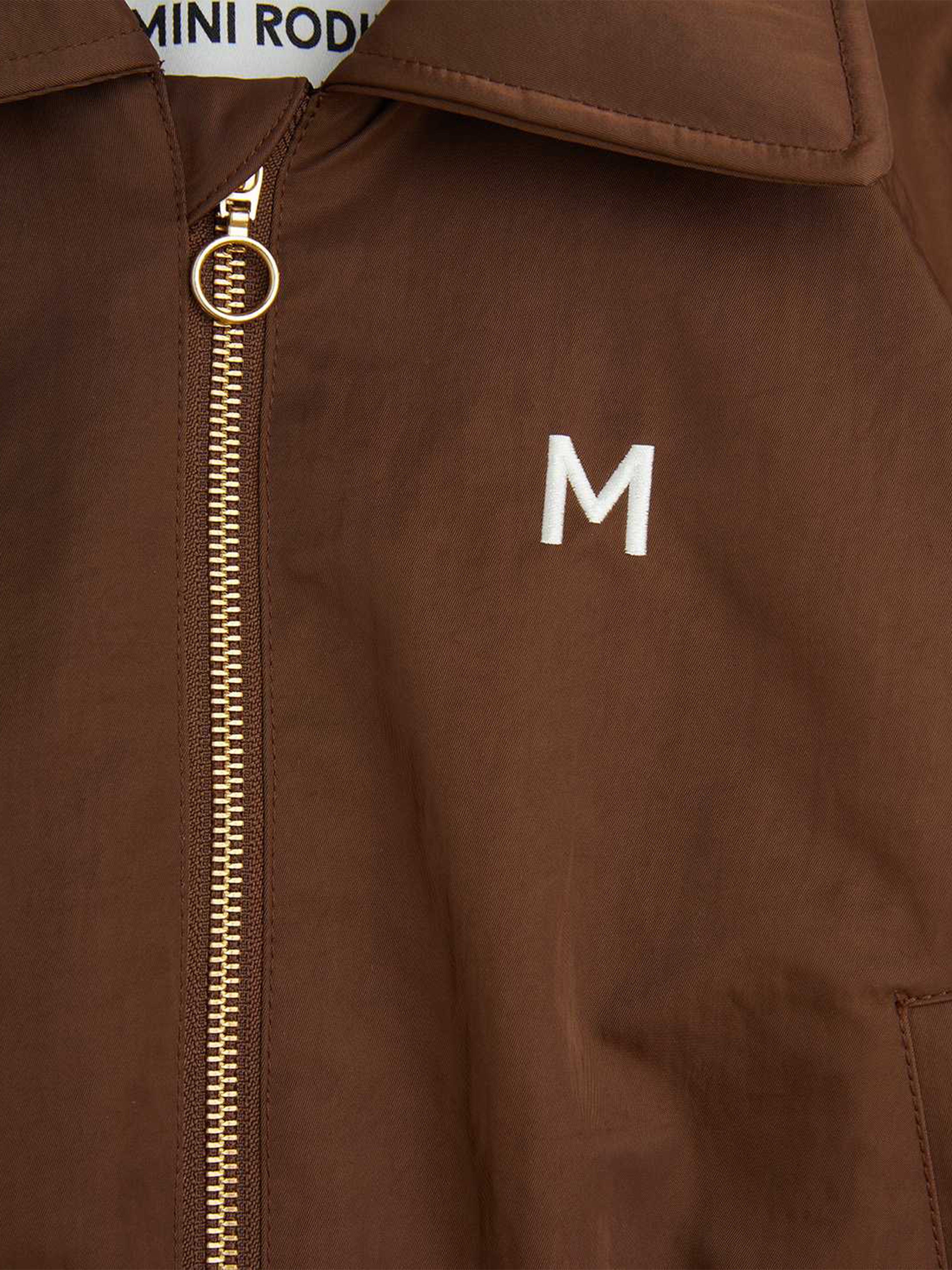 Boys Cool Cats Application Bomber Jacket in Brown