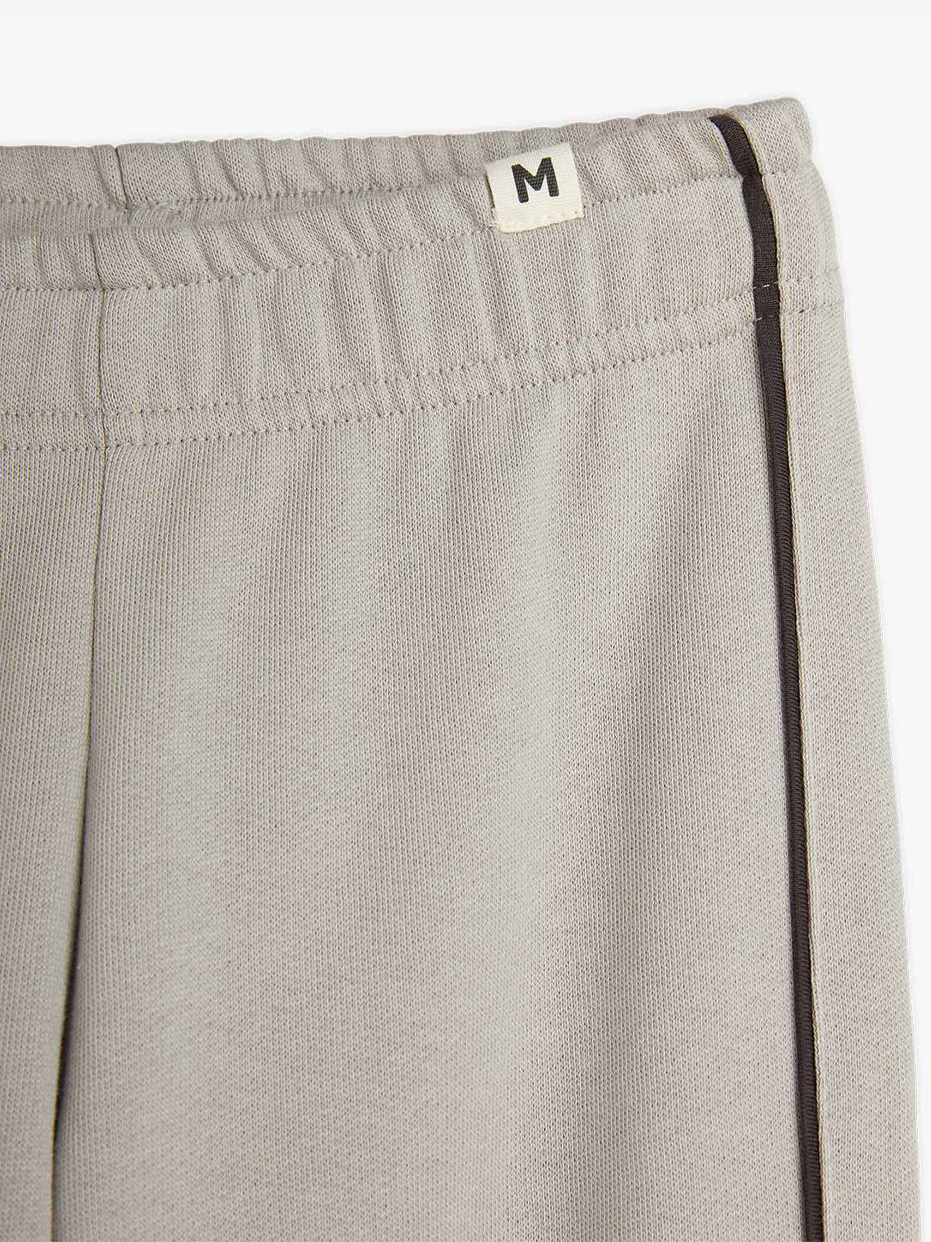 Boys Plain Piping Joggers in Grey