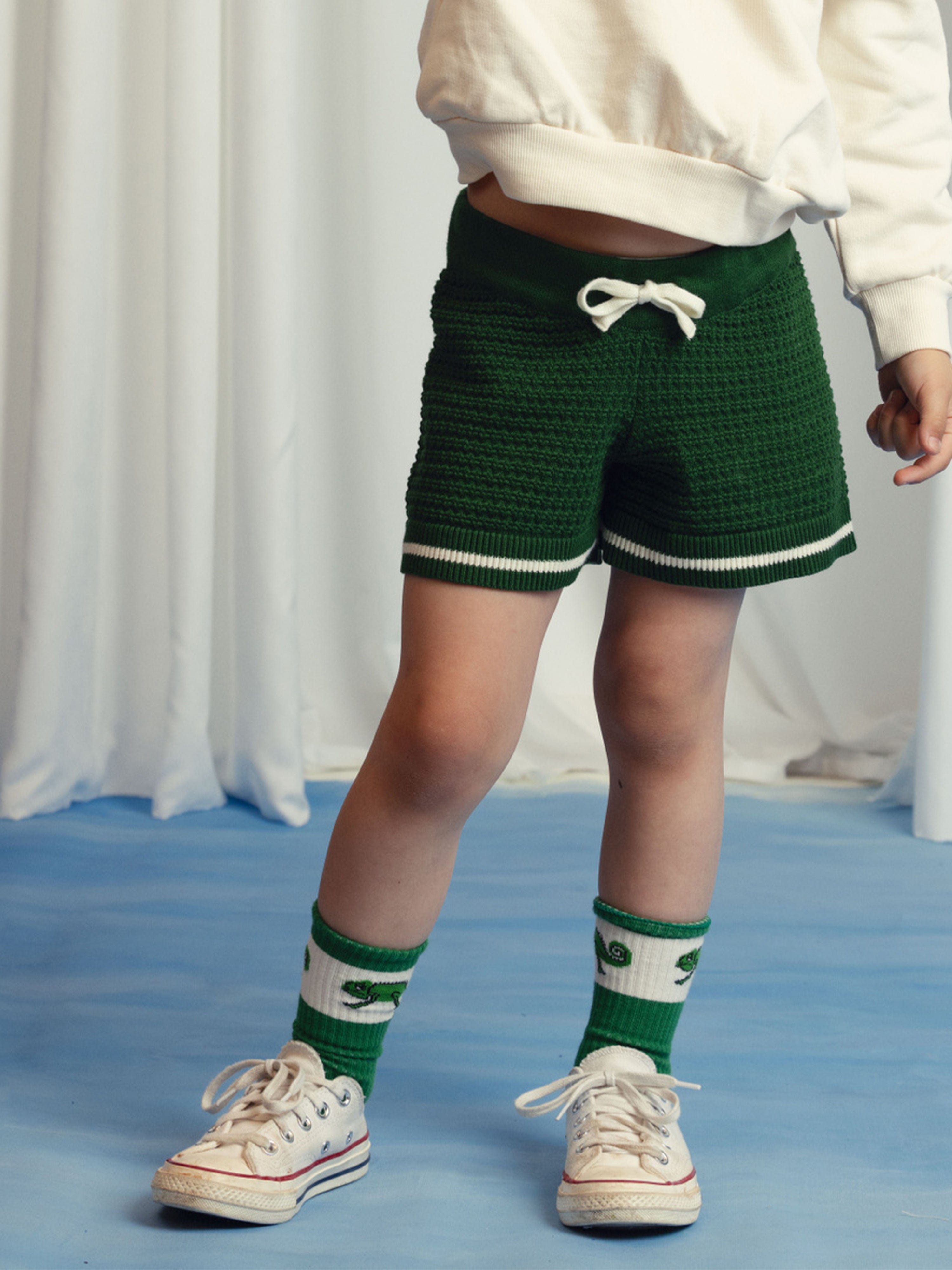 Boys Lizard Socks in Green