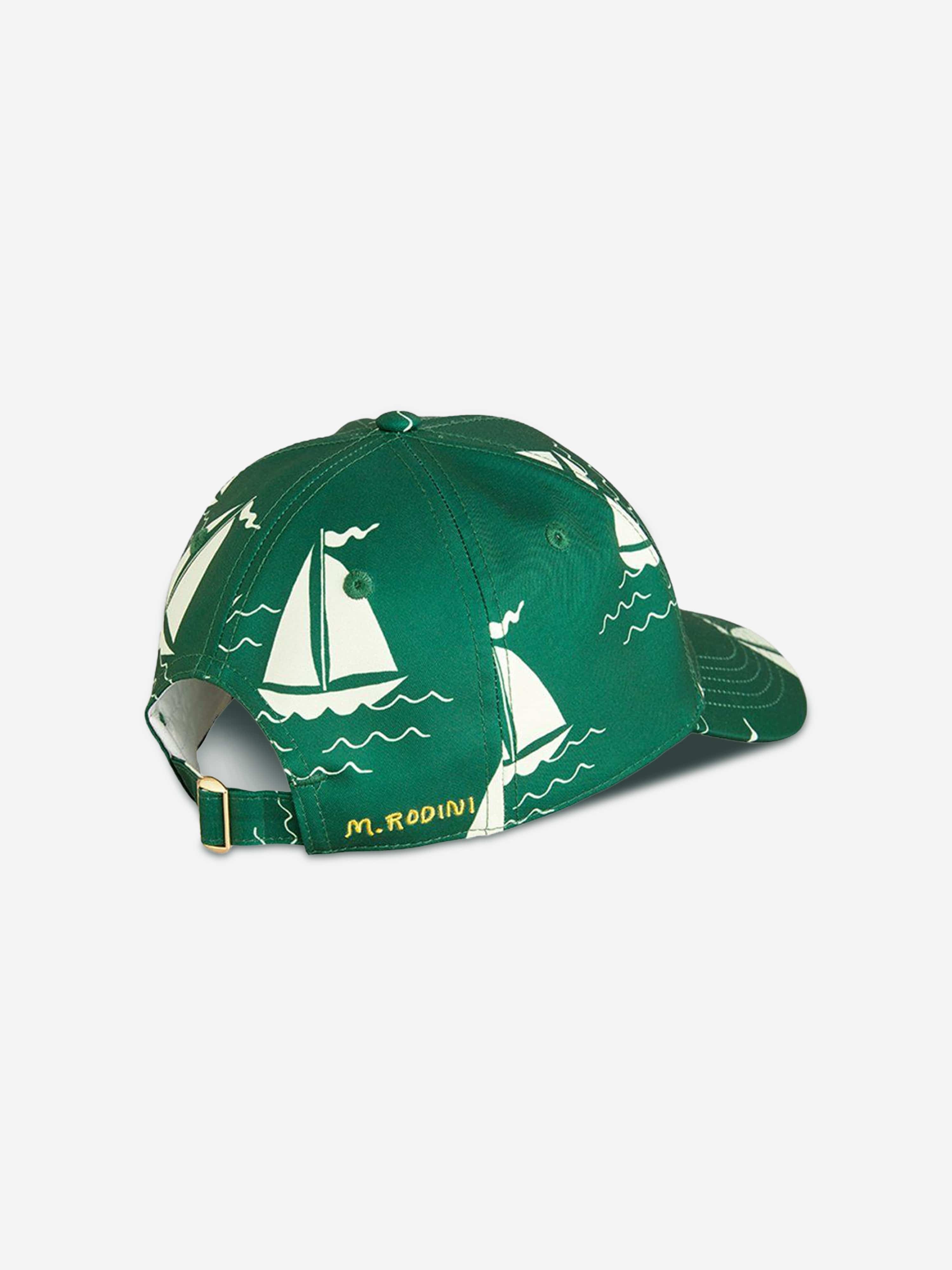 Baby Boys Sailing Boats Cap in Green