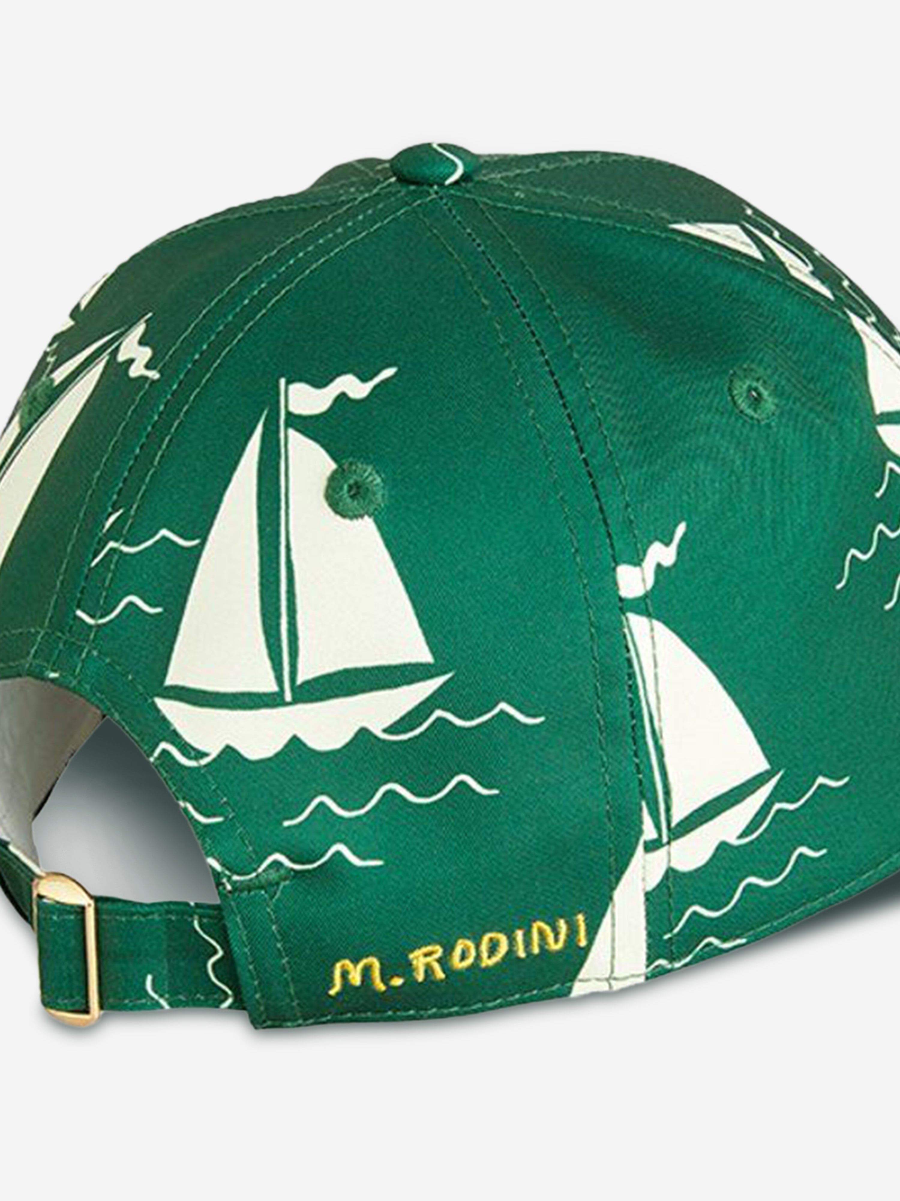 Baby Boys Sailing Boats Cap in Green