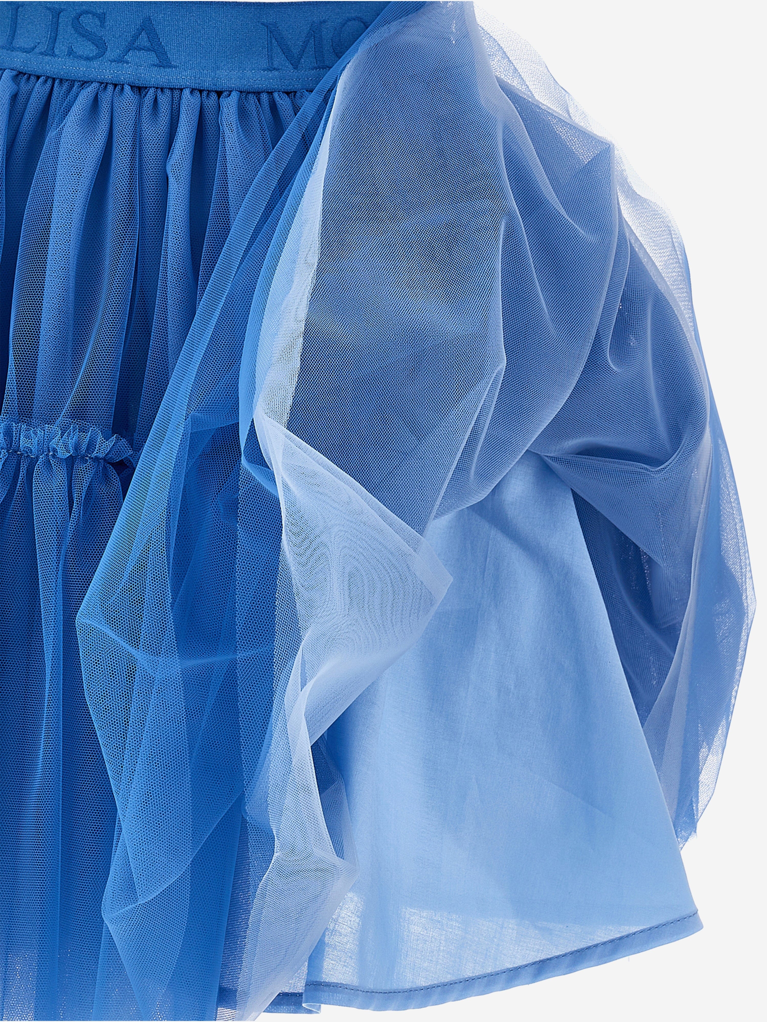 Girls Tulle Tutu Skirt in Blue