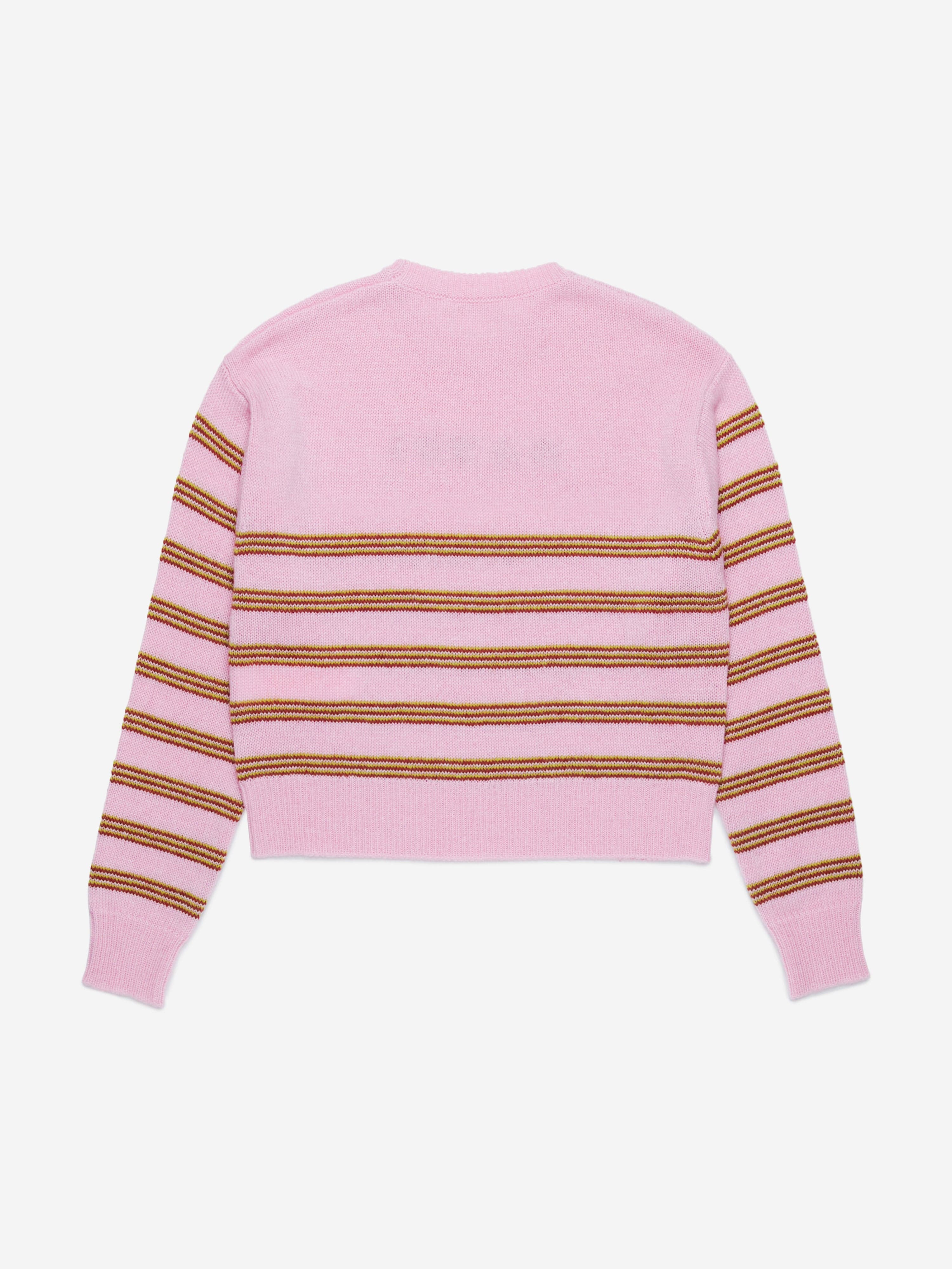 Girls Striped Jumper in Pink