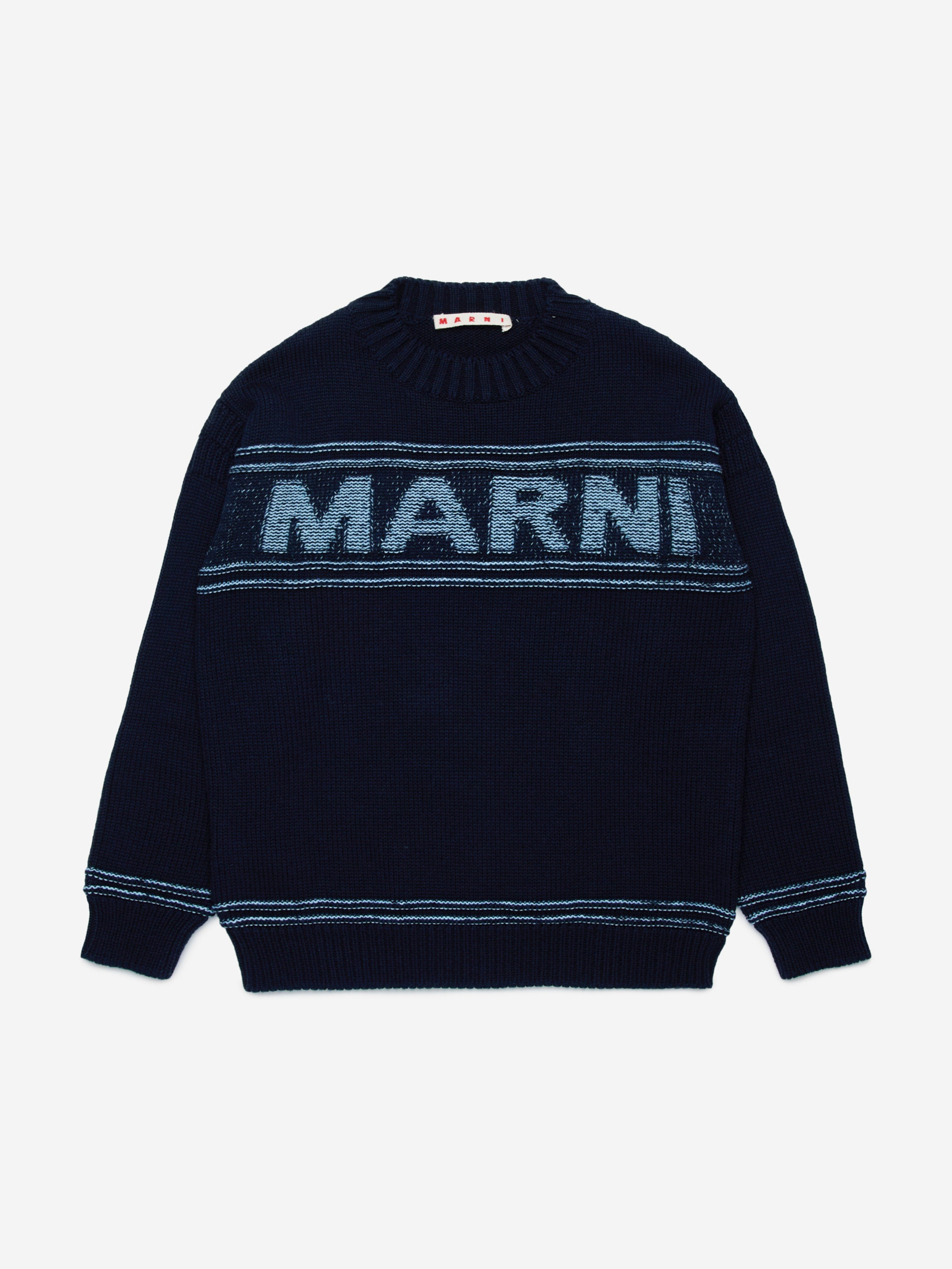 Kids Logo Jumper in Navy