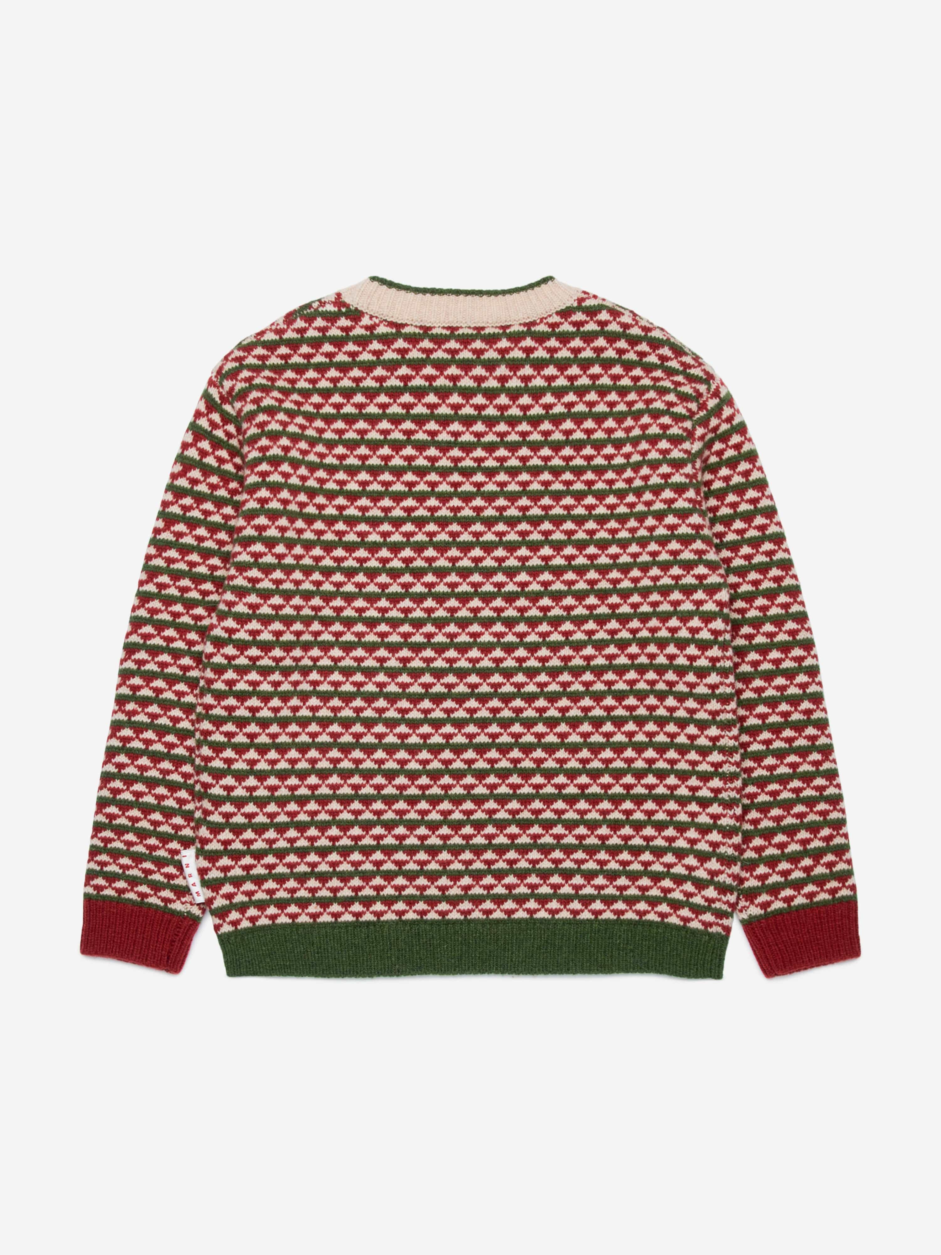 Kids Wool Knitted Jumper in Red