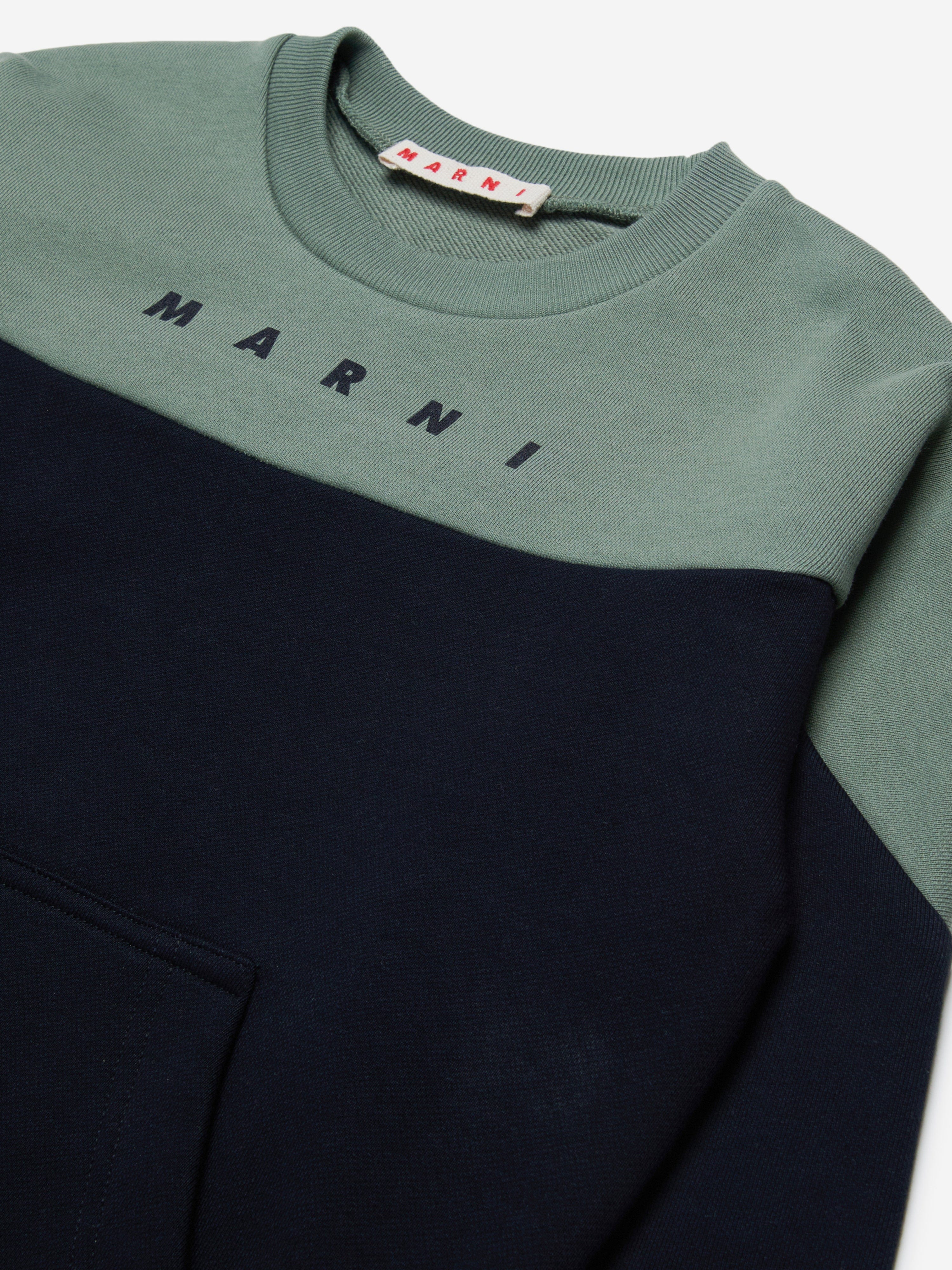 Kids Colourblock Sweatshirt in Black