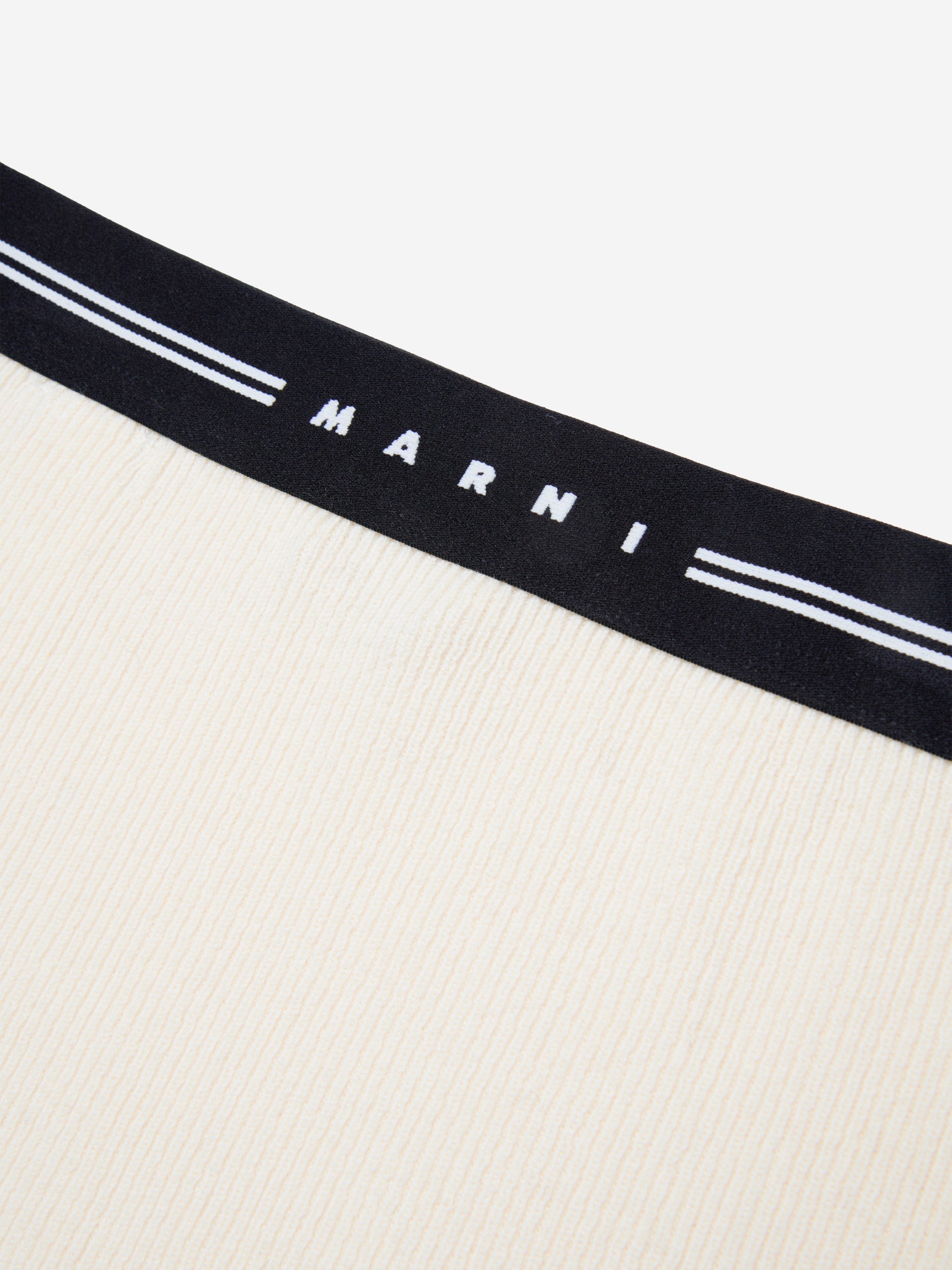 Girls Cashmere Skirt in Ivory