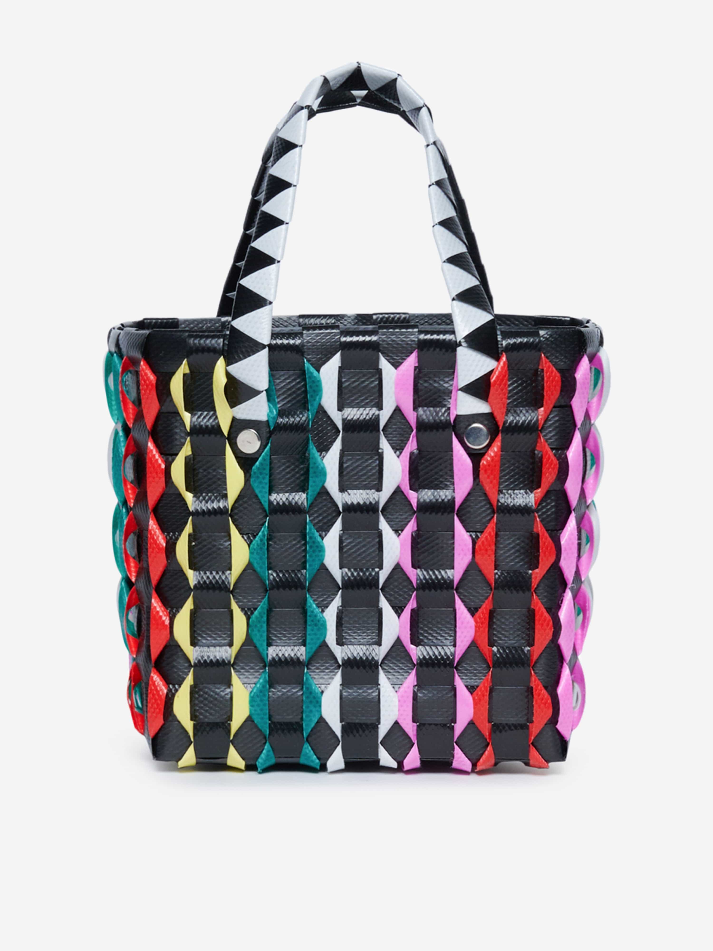 MARNI Girls Woven Basket Bag in Multicolour (15cm)
