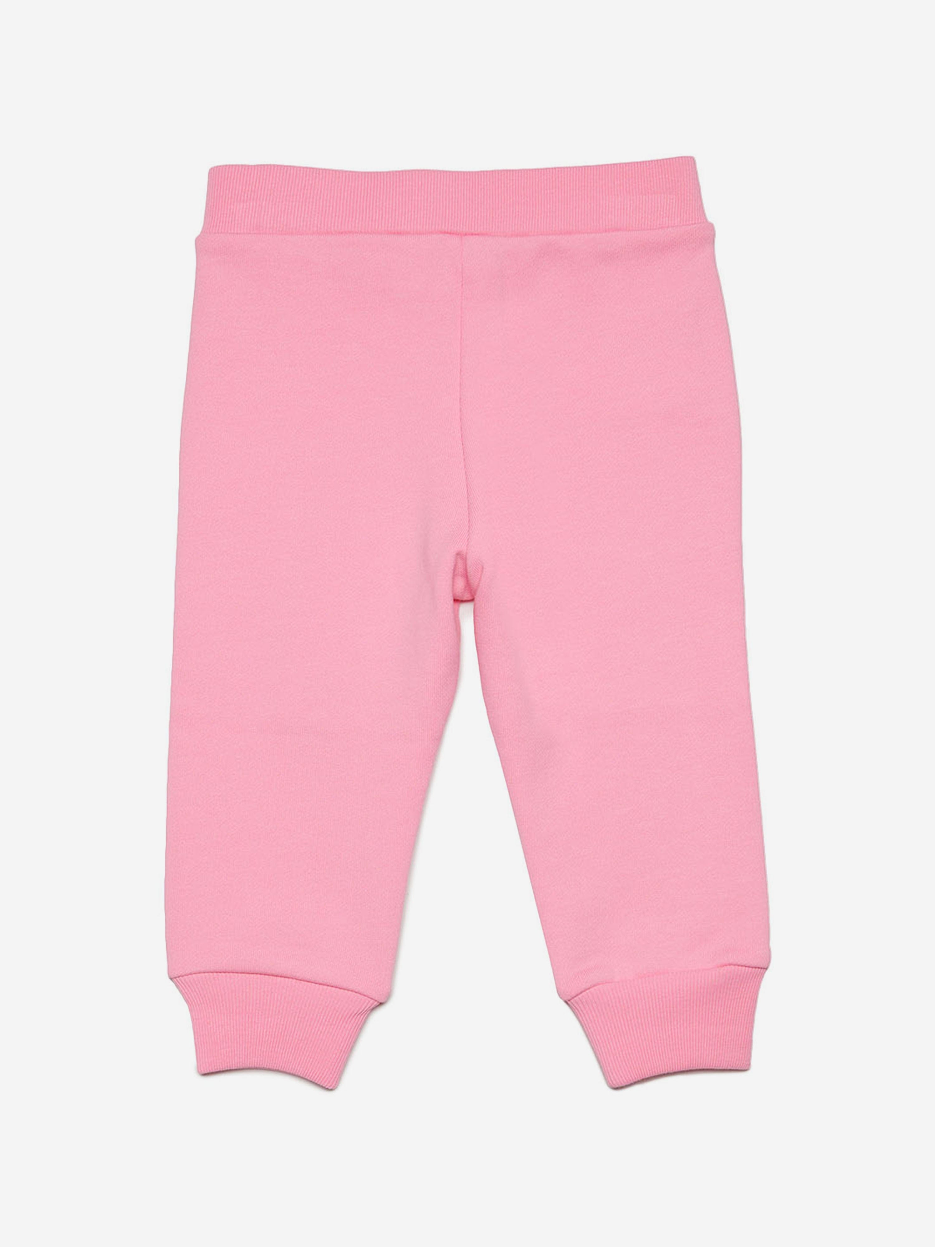 MARNI Baby Girls Round Logo Joggers in Pink