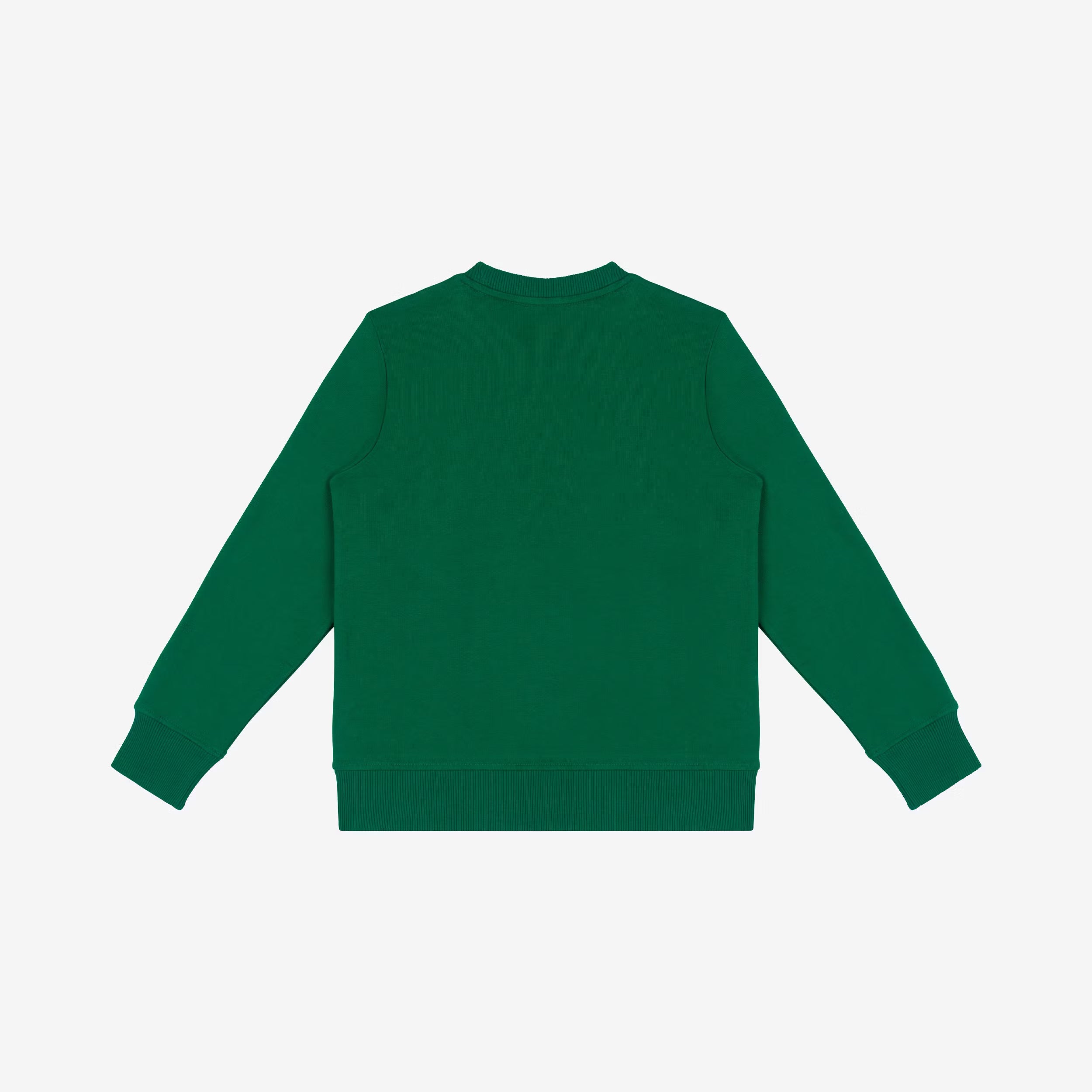 Boys & Girls Green Printed Cotton Sweatshirt