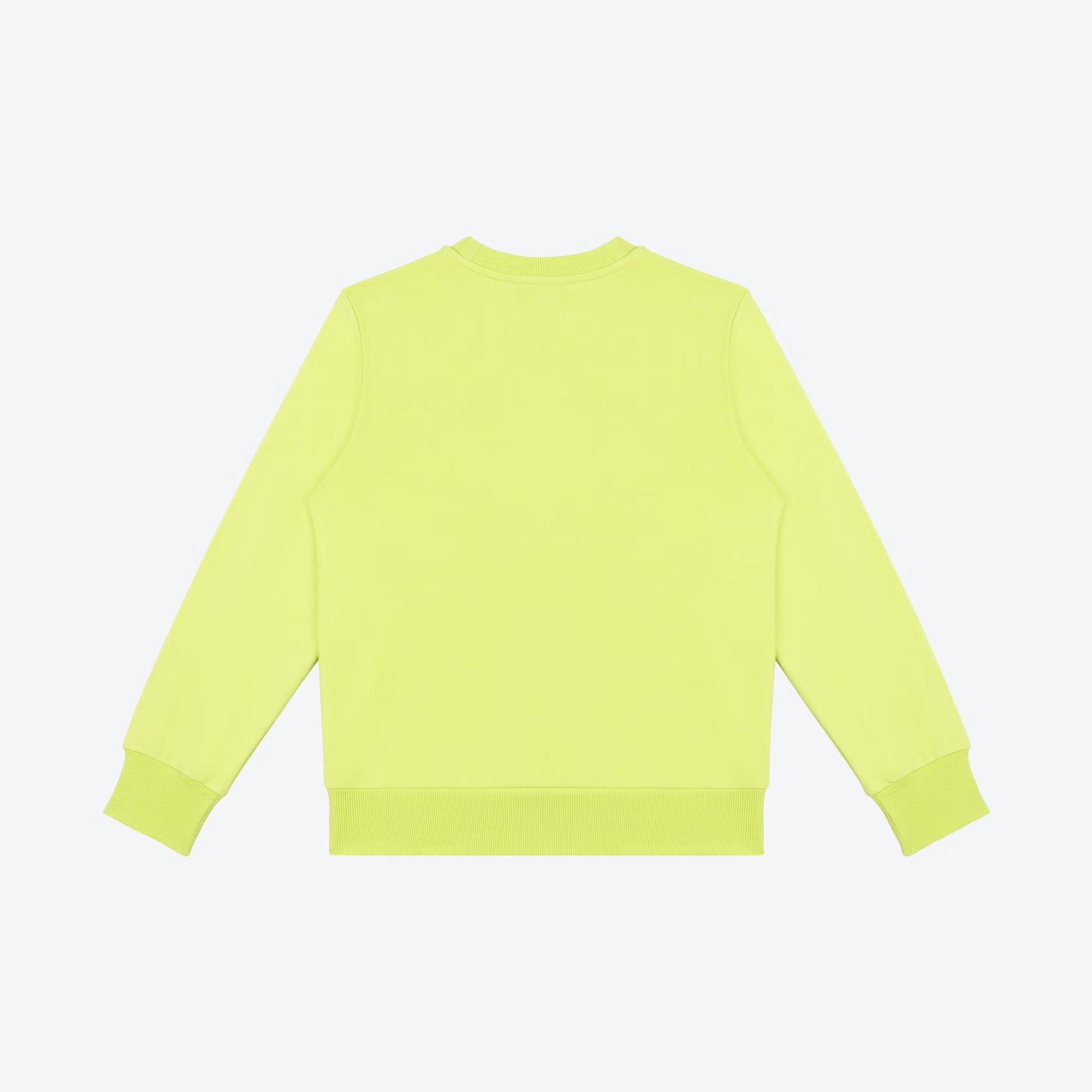 Boys & Girls Green Logo Cotton Sweatshirt