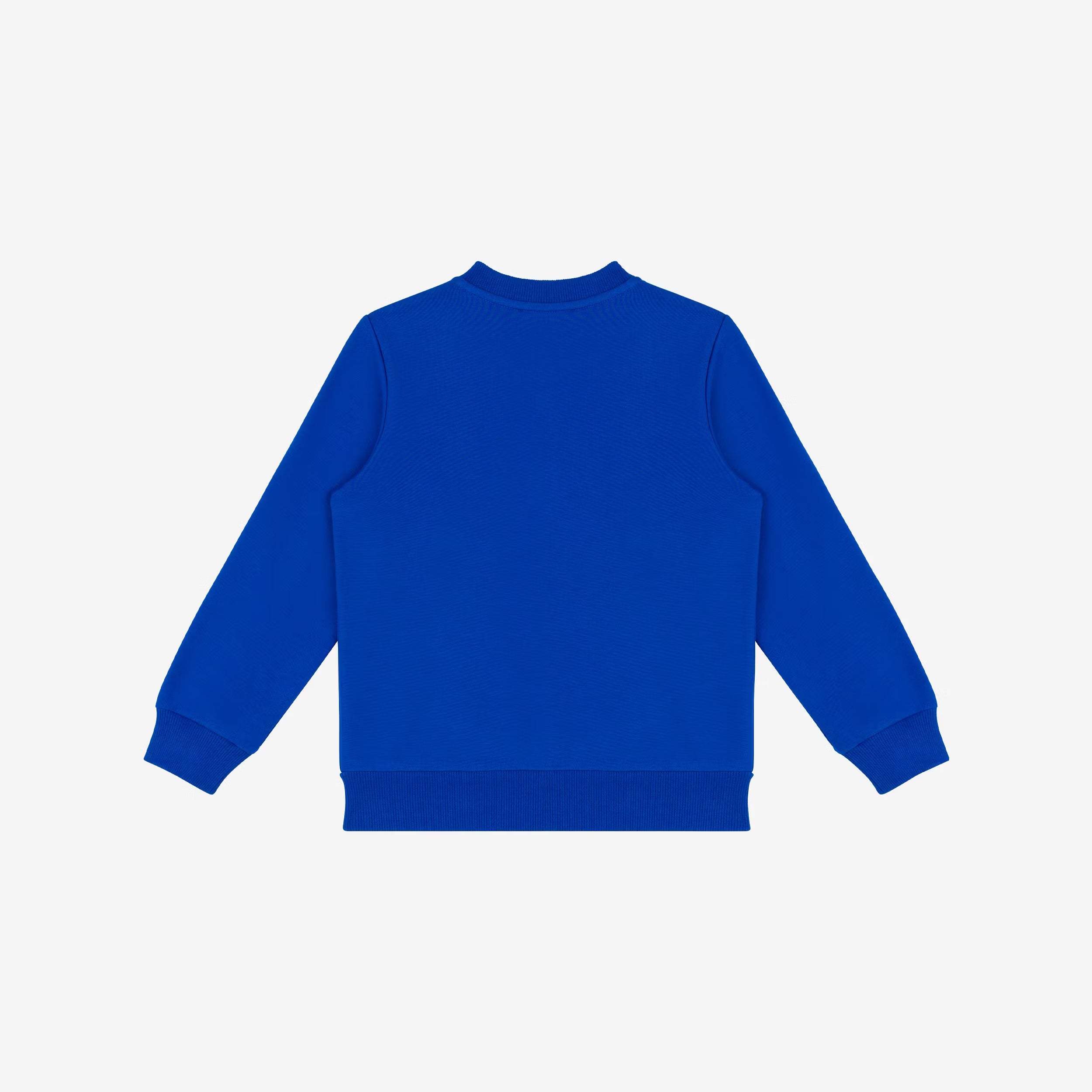 Boys & Girls Blue Logo Cotton Sweatshirt