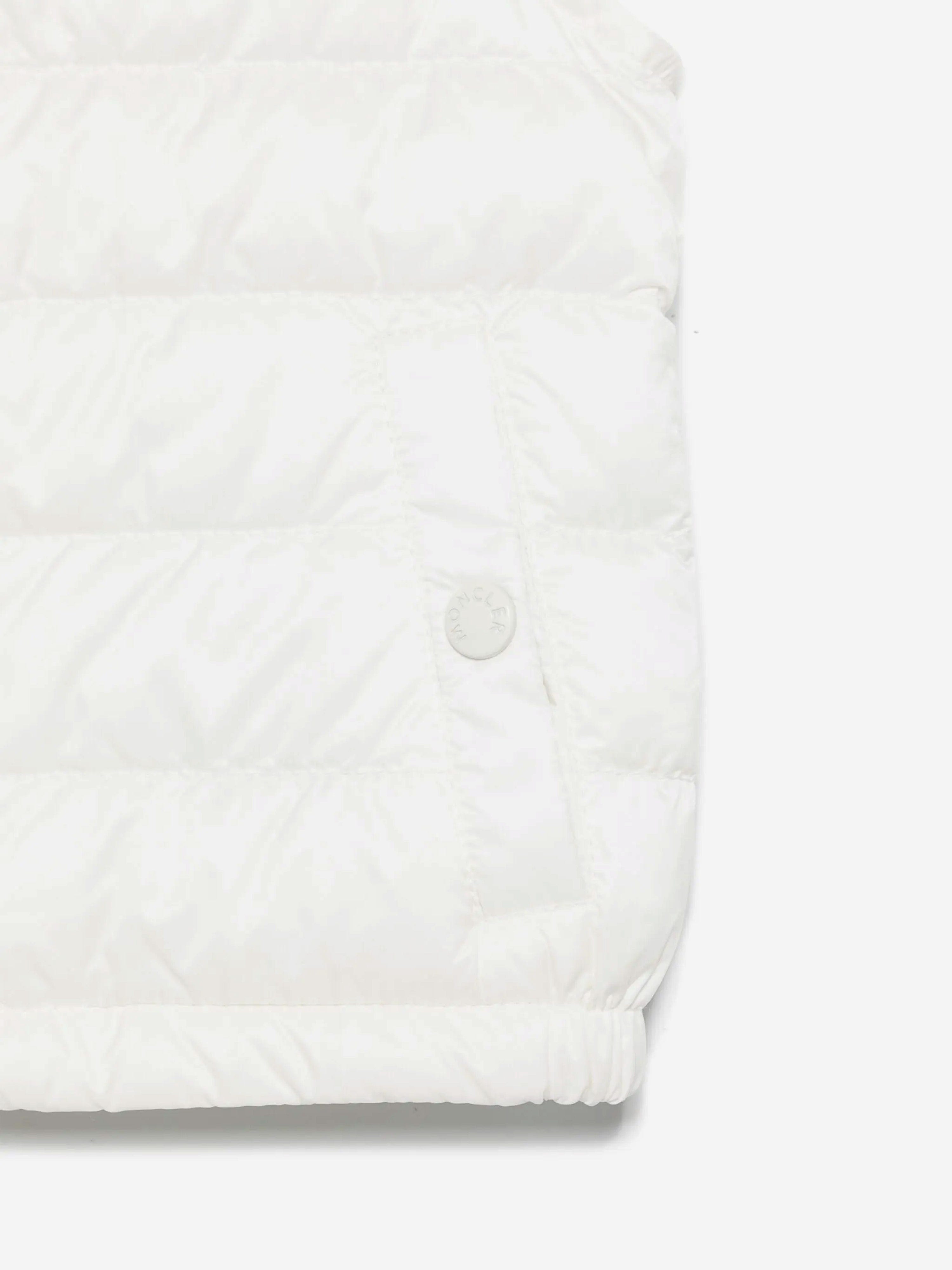 Baby Boys Down Padded New Amaury Gilet in Ivory