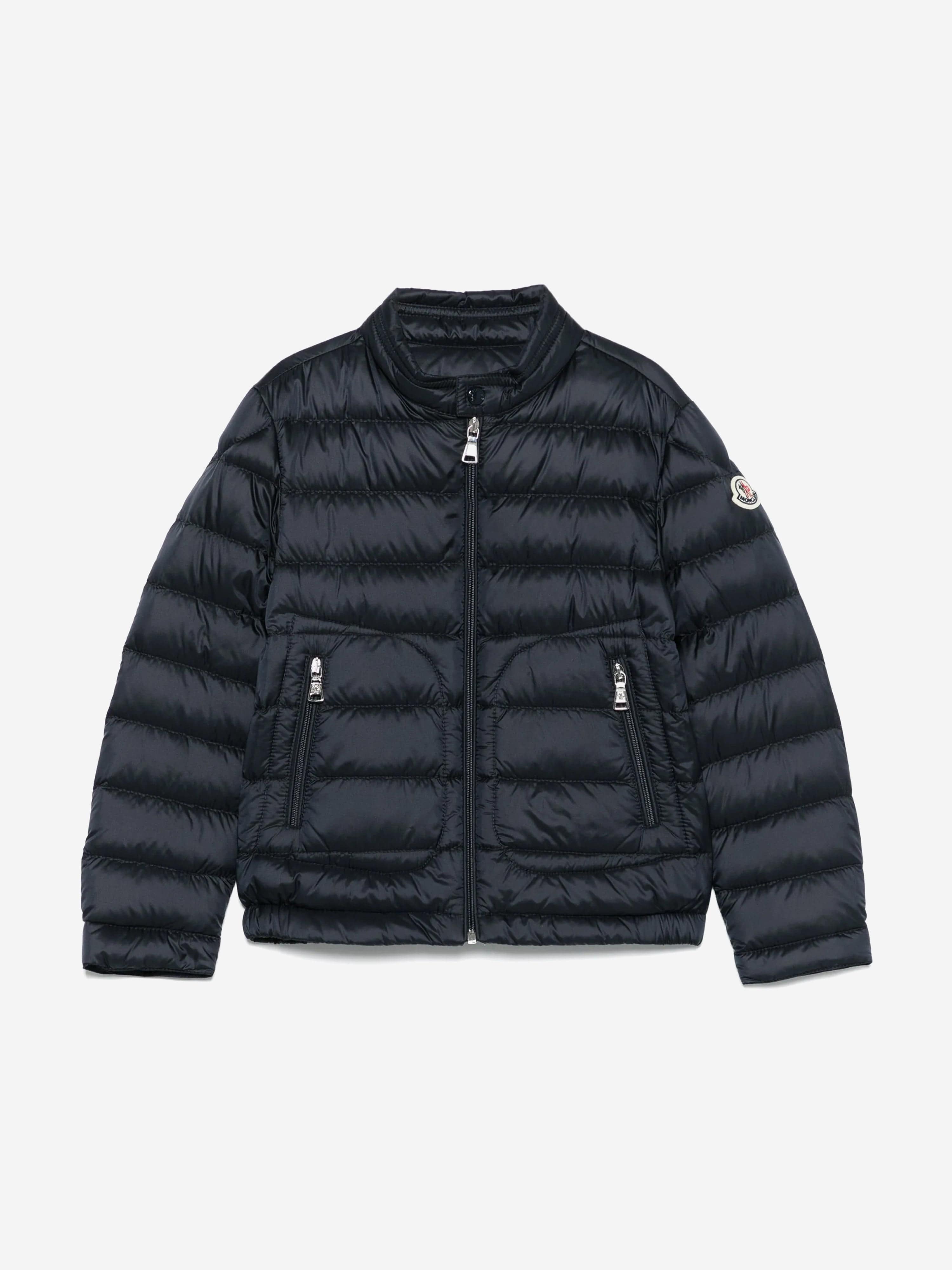 Boys Down Padded Acorus Jacket in Navy