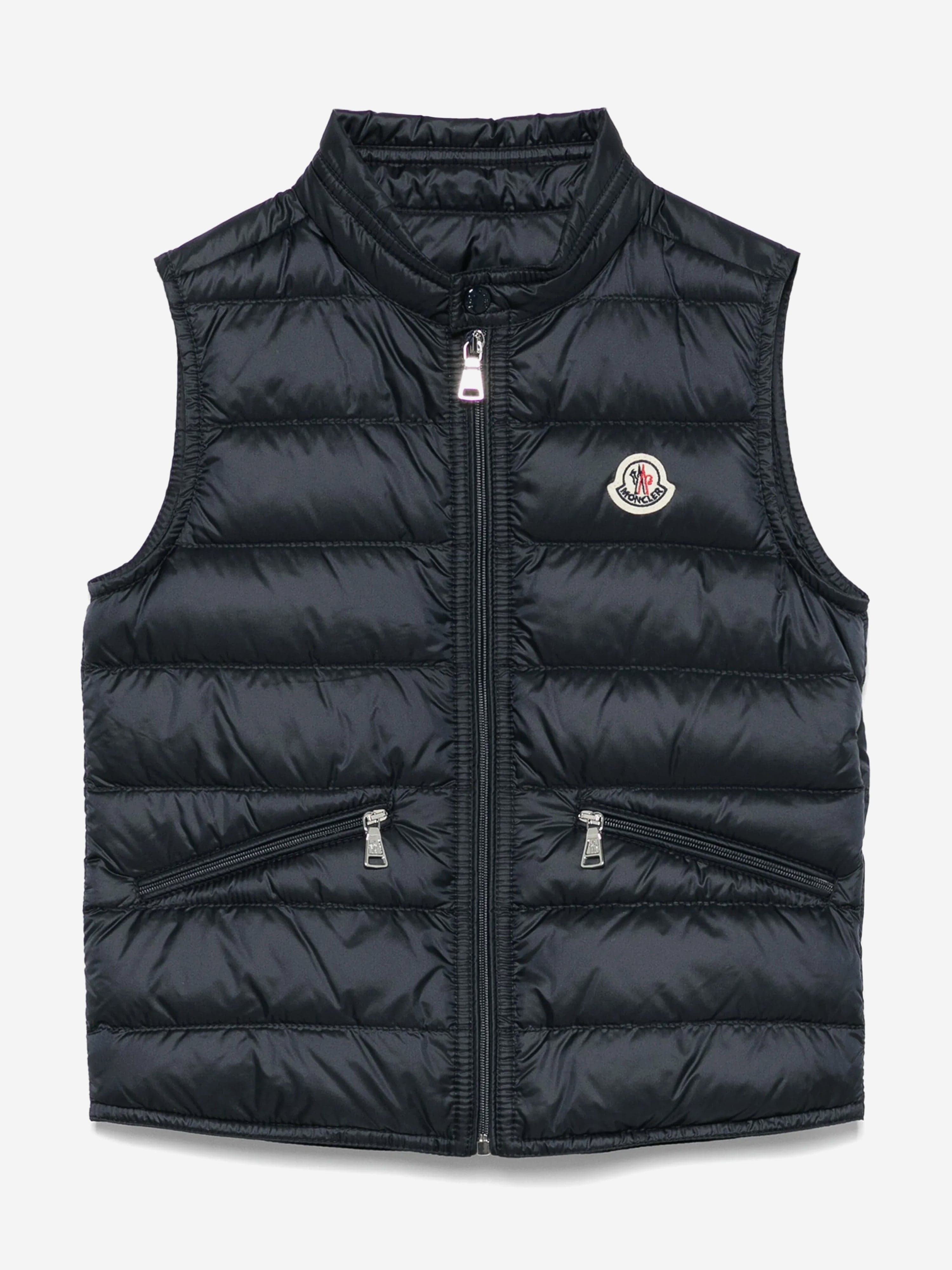 Boys Down Padded Gui Gilet in Navy