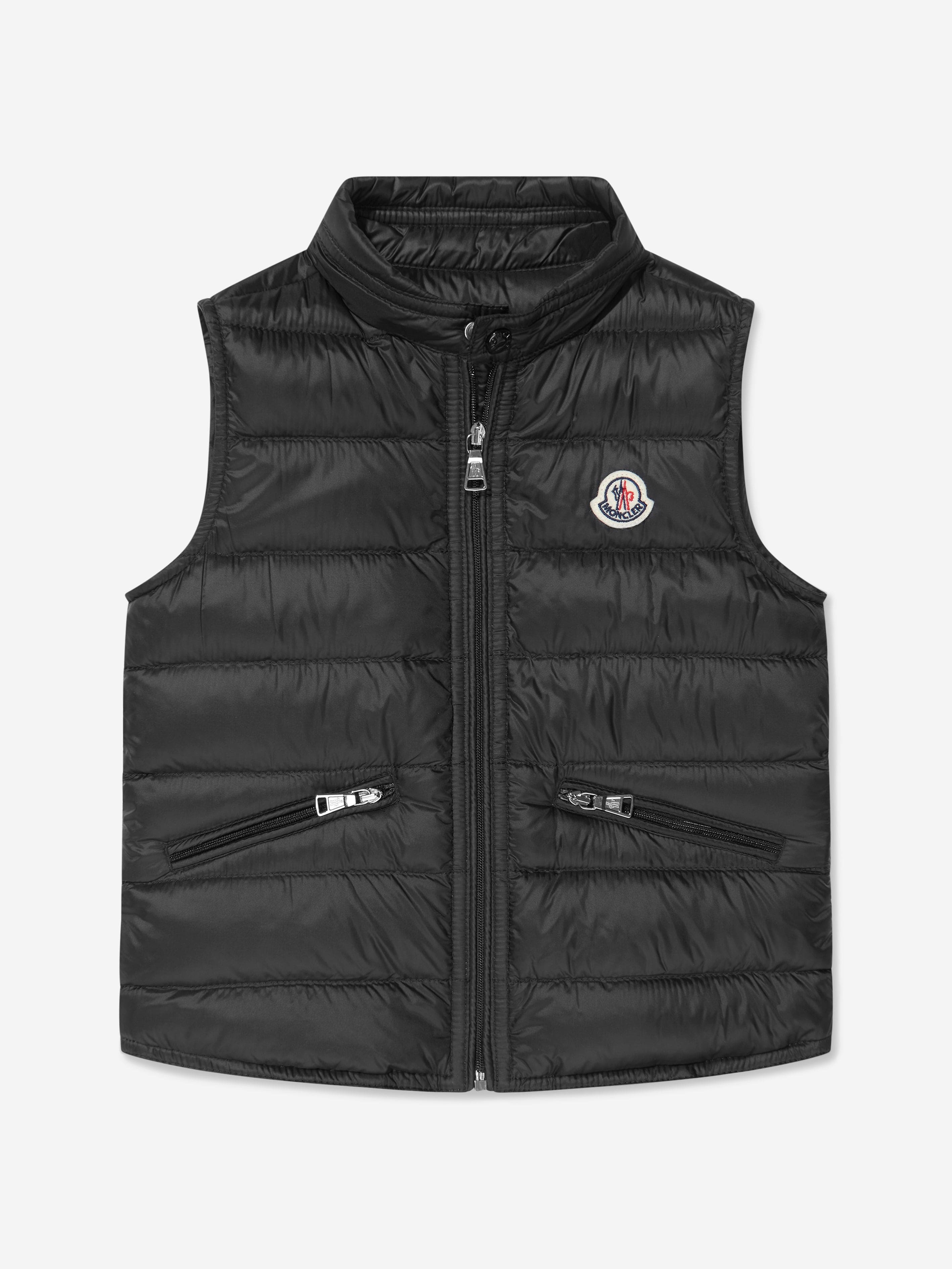 Boys Down Padded Gui Gilet in Black