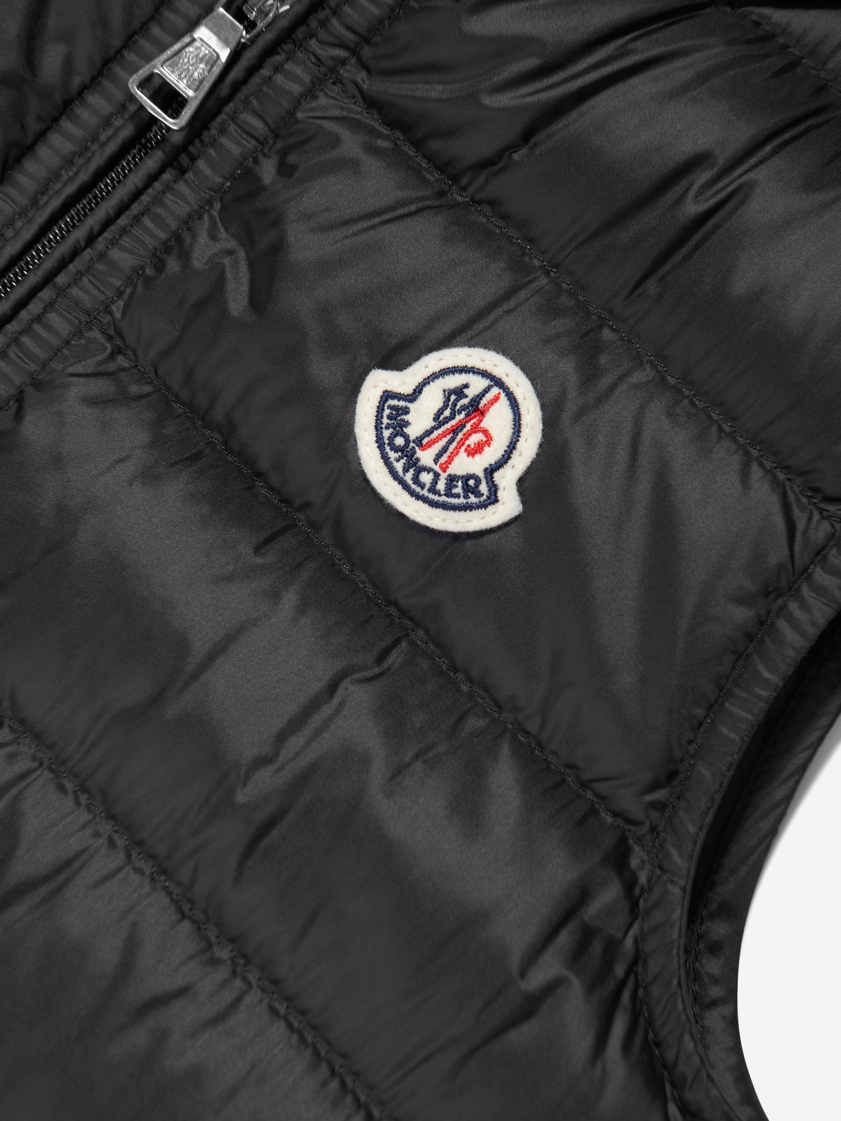 Boys Down Padded Gui Gilet in Black