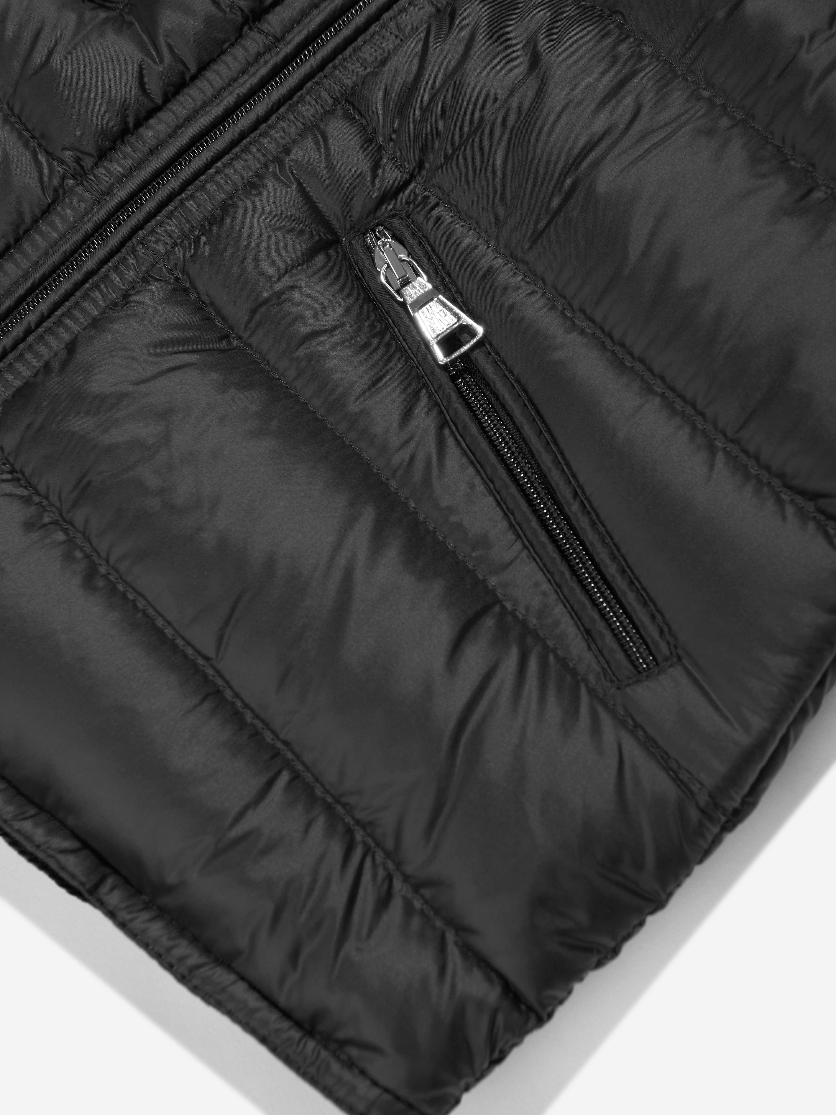 Boys Down Padded Gui Gilet in Black