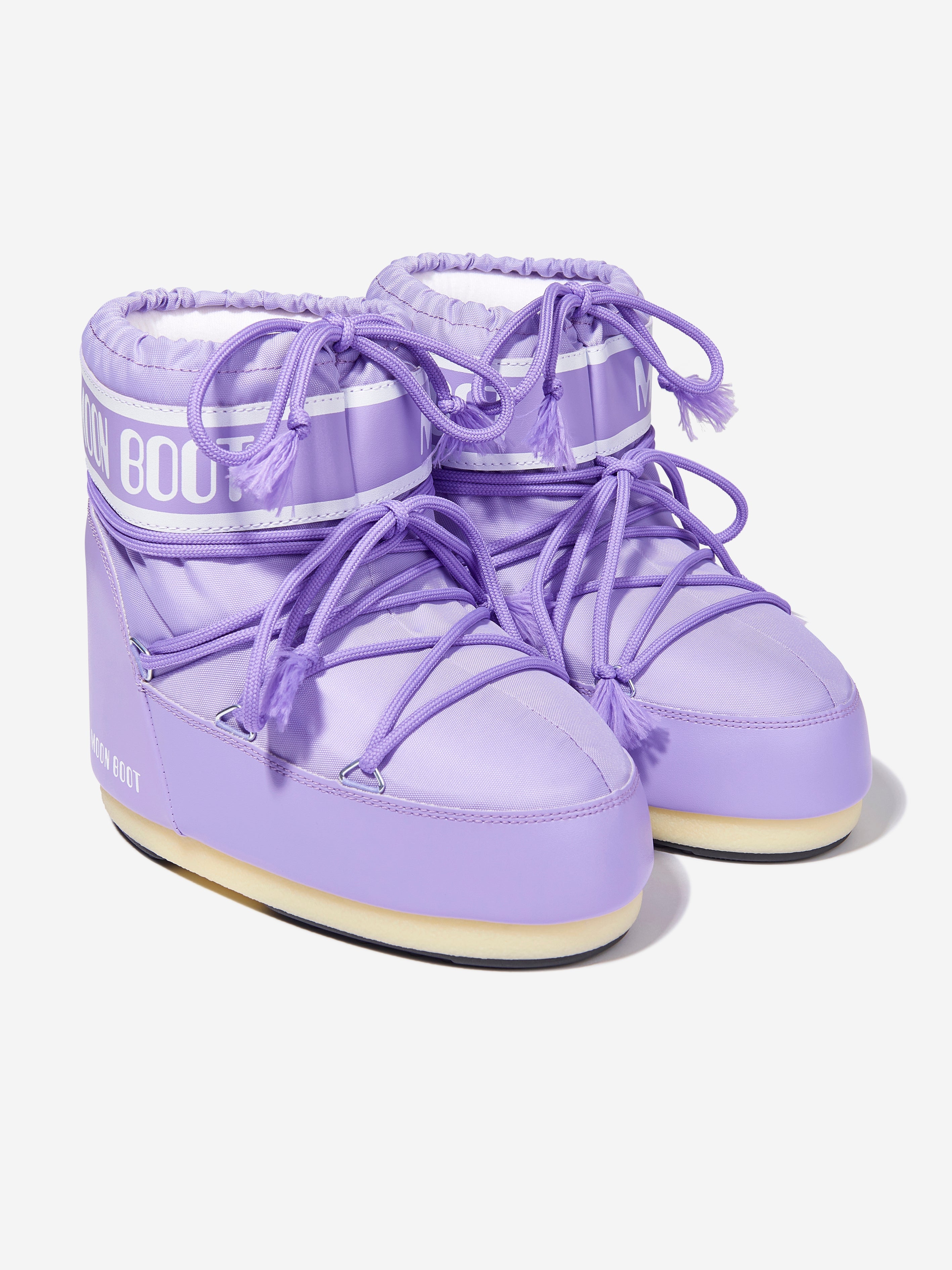 Kids Icon Low Nylon Snow Boots in Purple