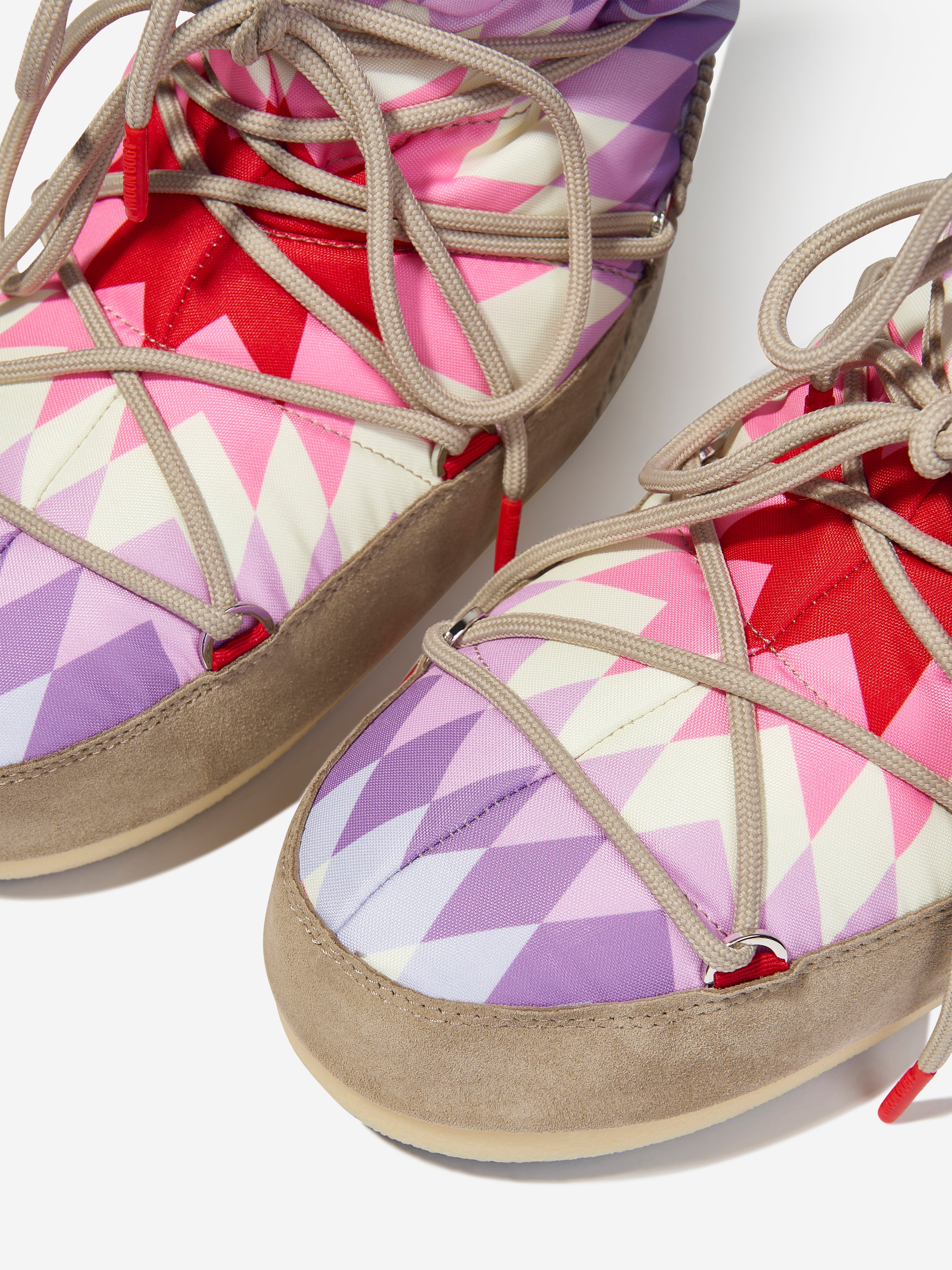 Kids Light Kaleidoscope Snow Boots in Multicolour