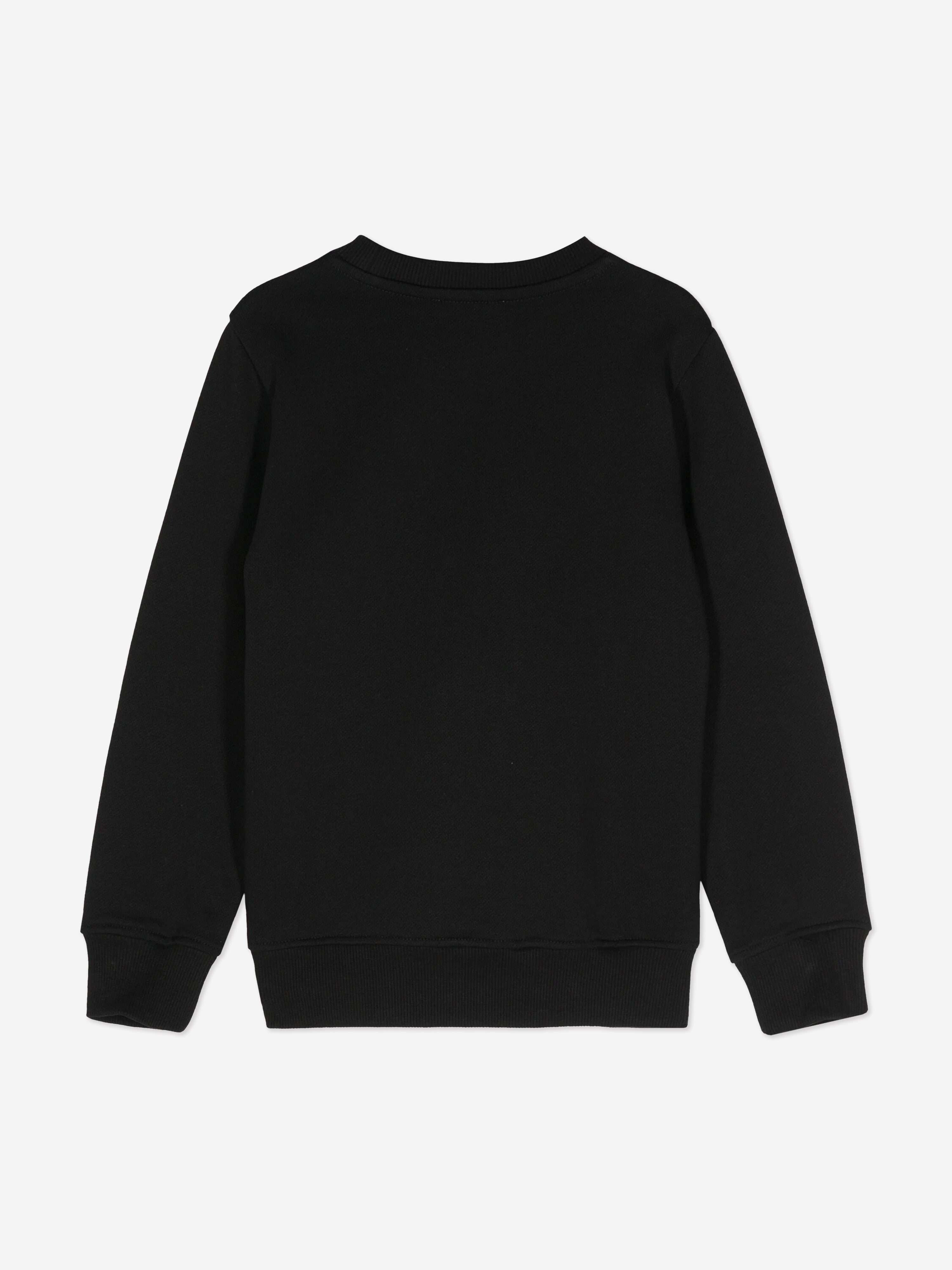 Moschino Kids Logo Sweatshirt in Black