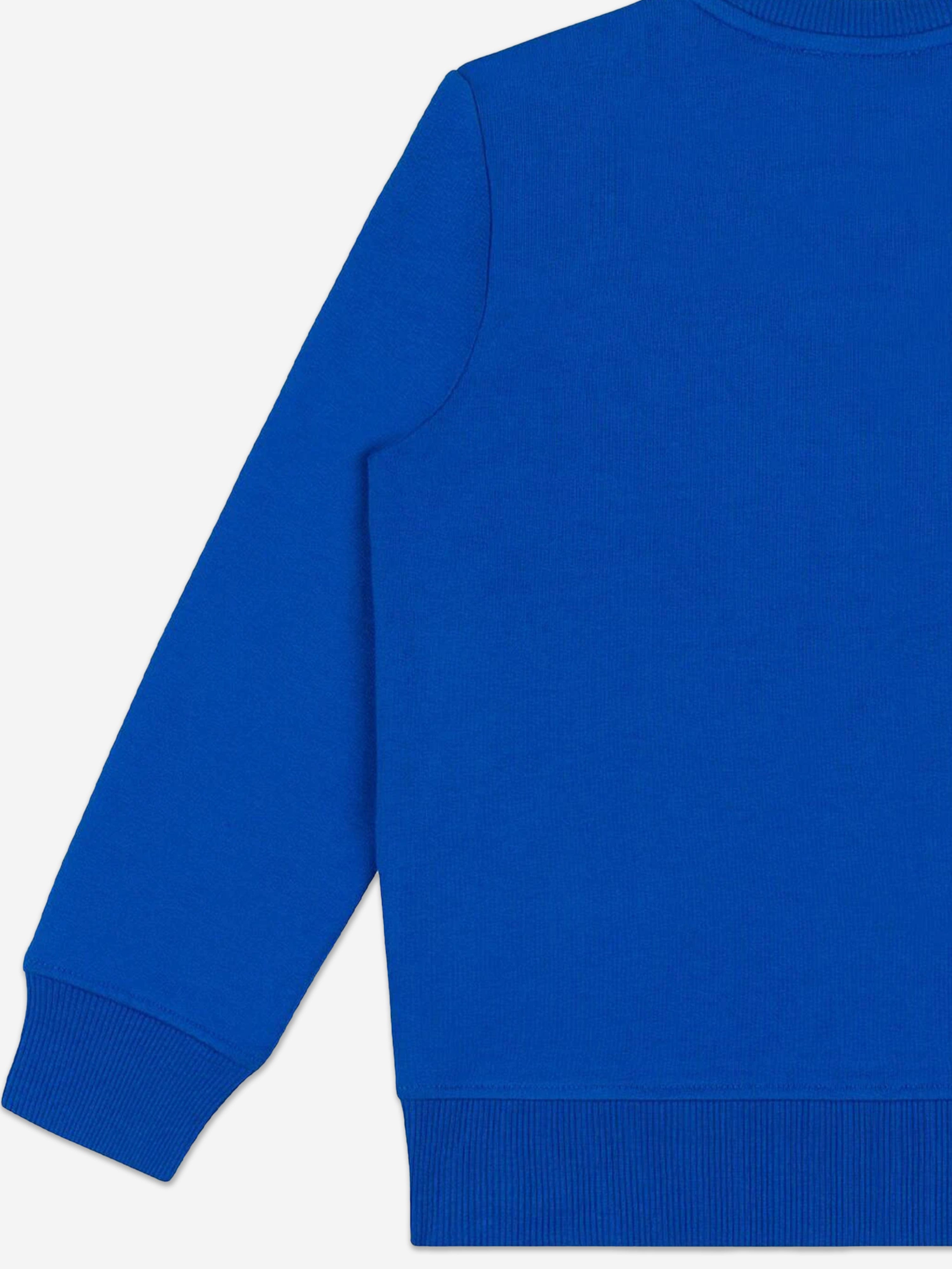 Moschino Kids Teddy Bear Logo Sweatshirt in Blue