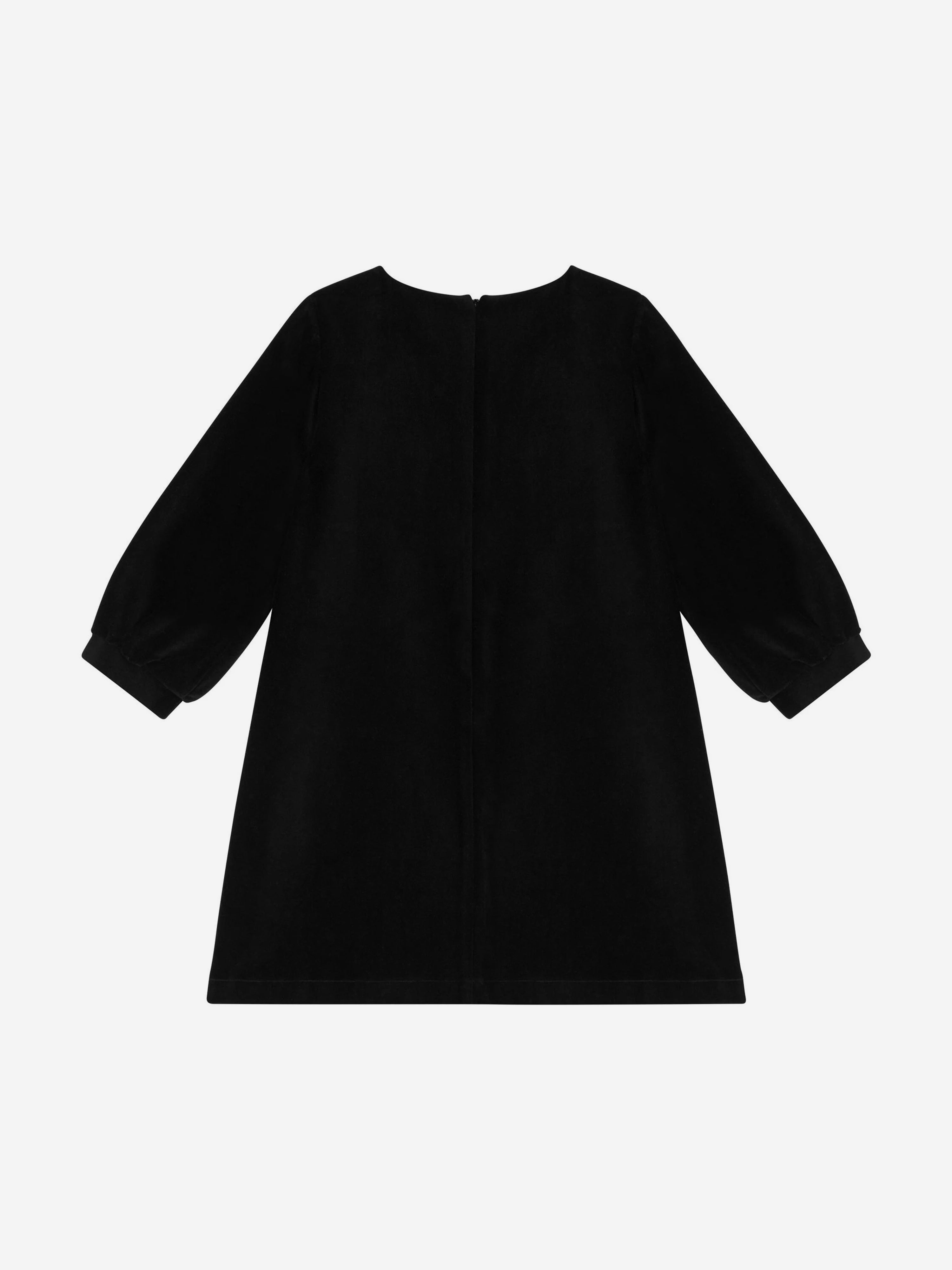 Girls Logo Hearts Dress in Black