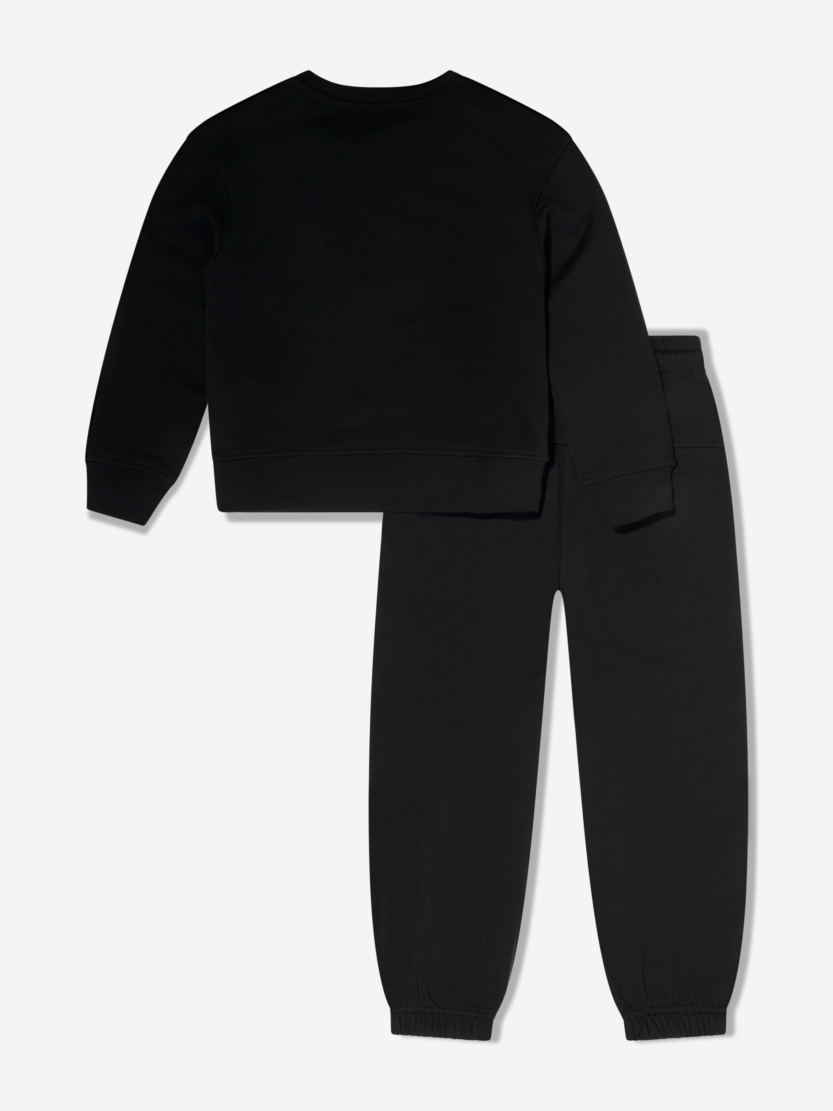 Kids Teddy Bear Logo Tracksuit in Black