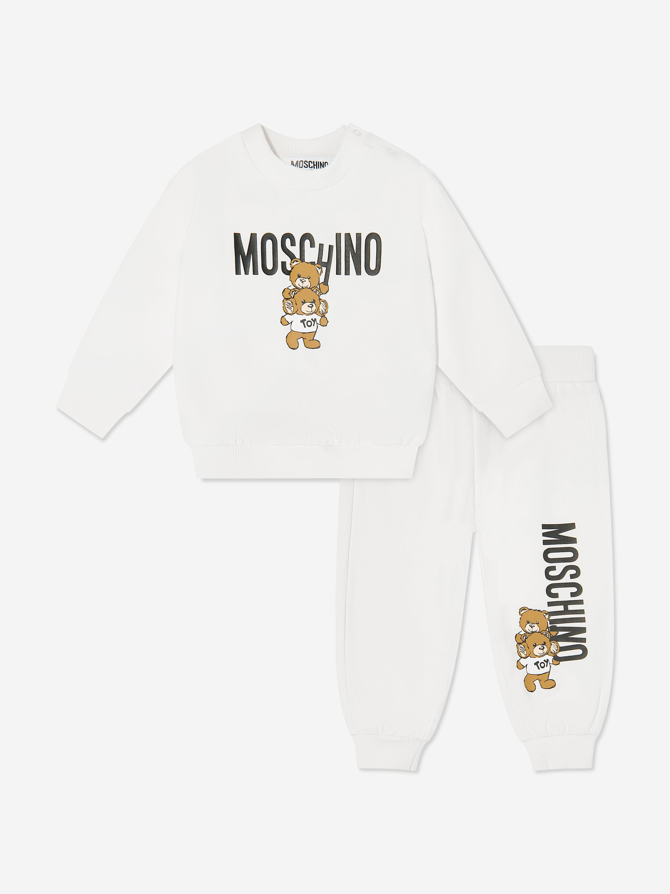 Baby Bear Logo Tracksuit in Ivory