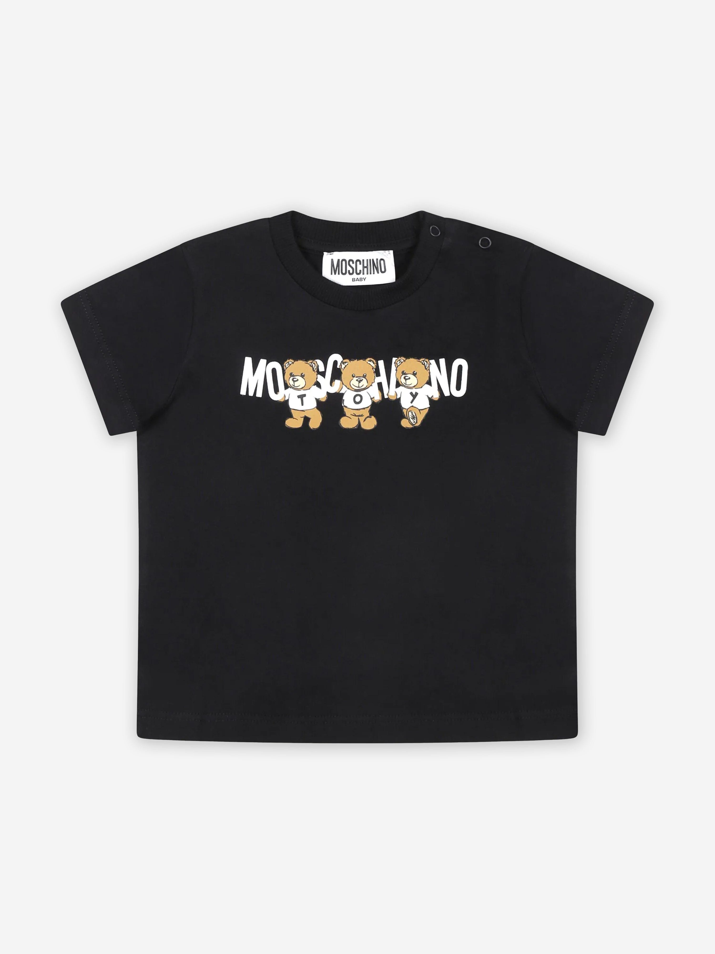 Baby Bear Logo T-Shirt in Black