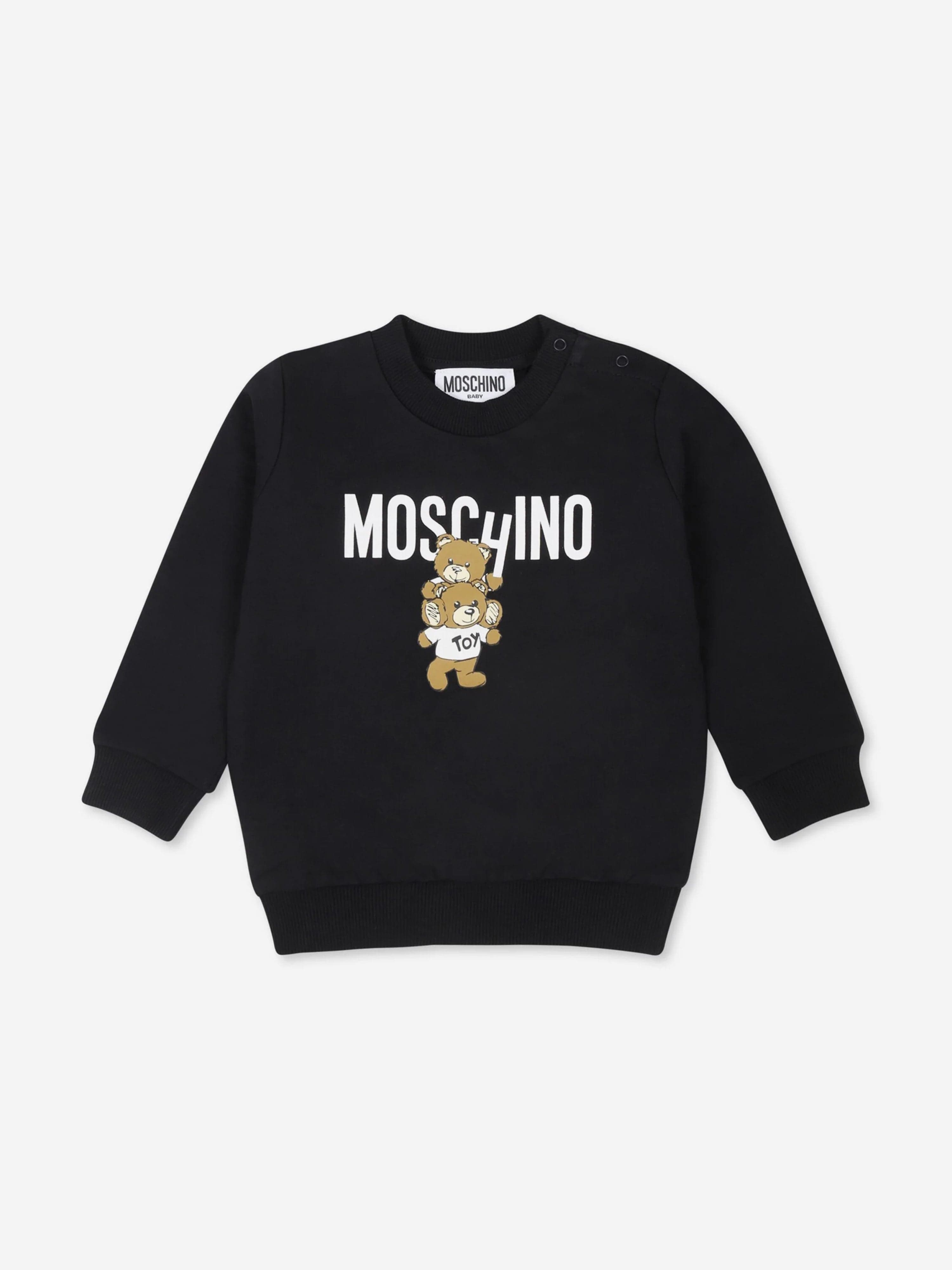 Baby Bear Logo Sweatshirt in Black