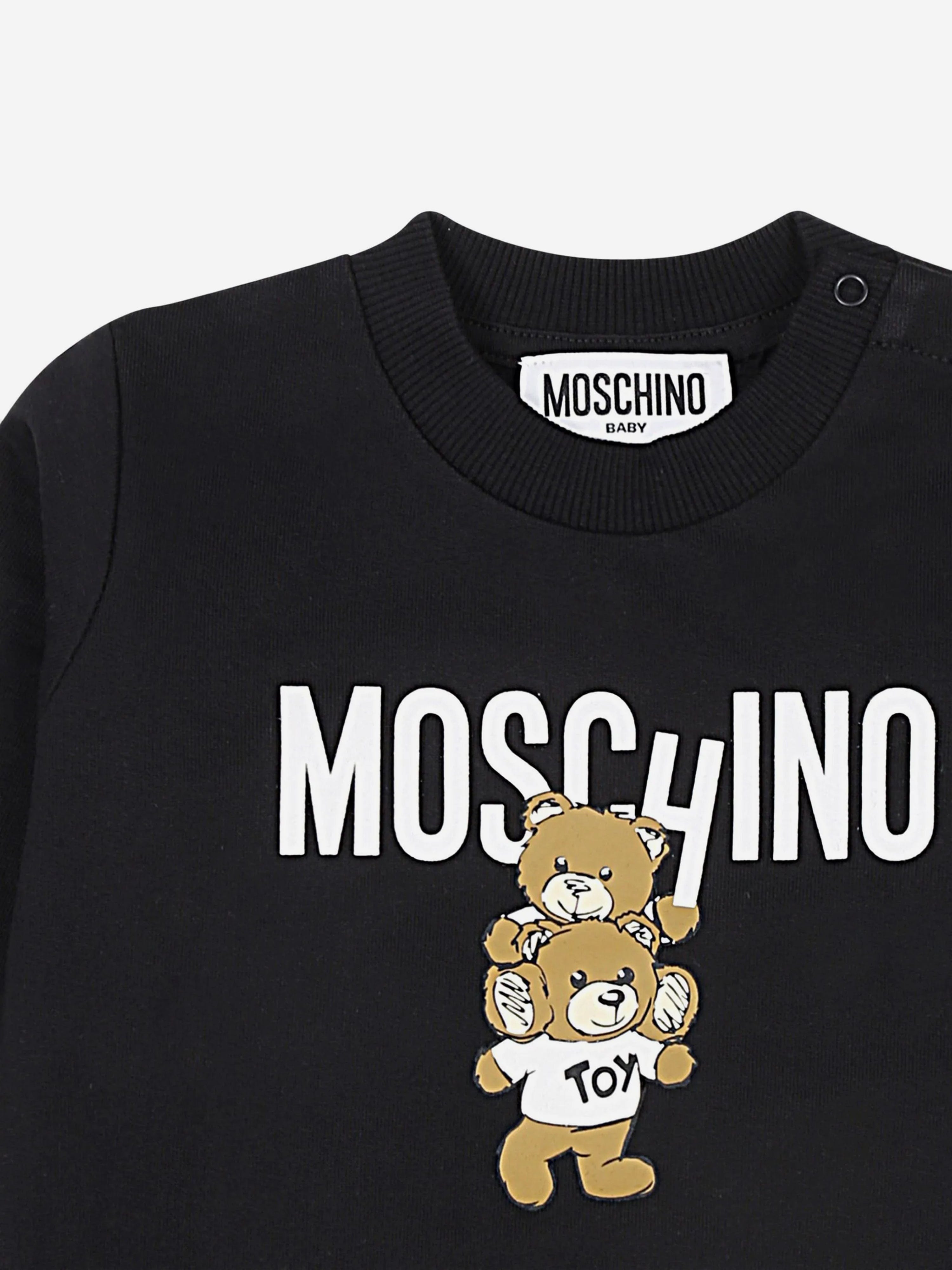 Baby Bear Logo Sweatshirt in Black