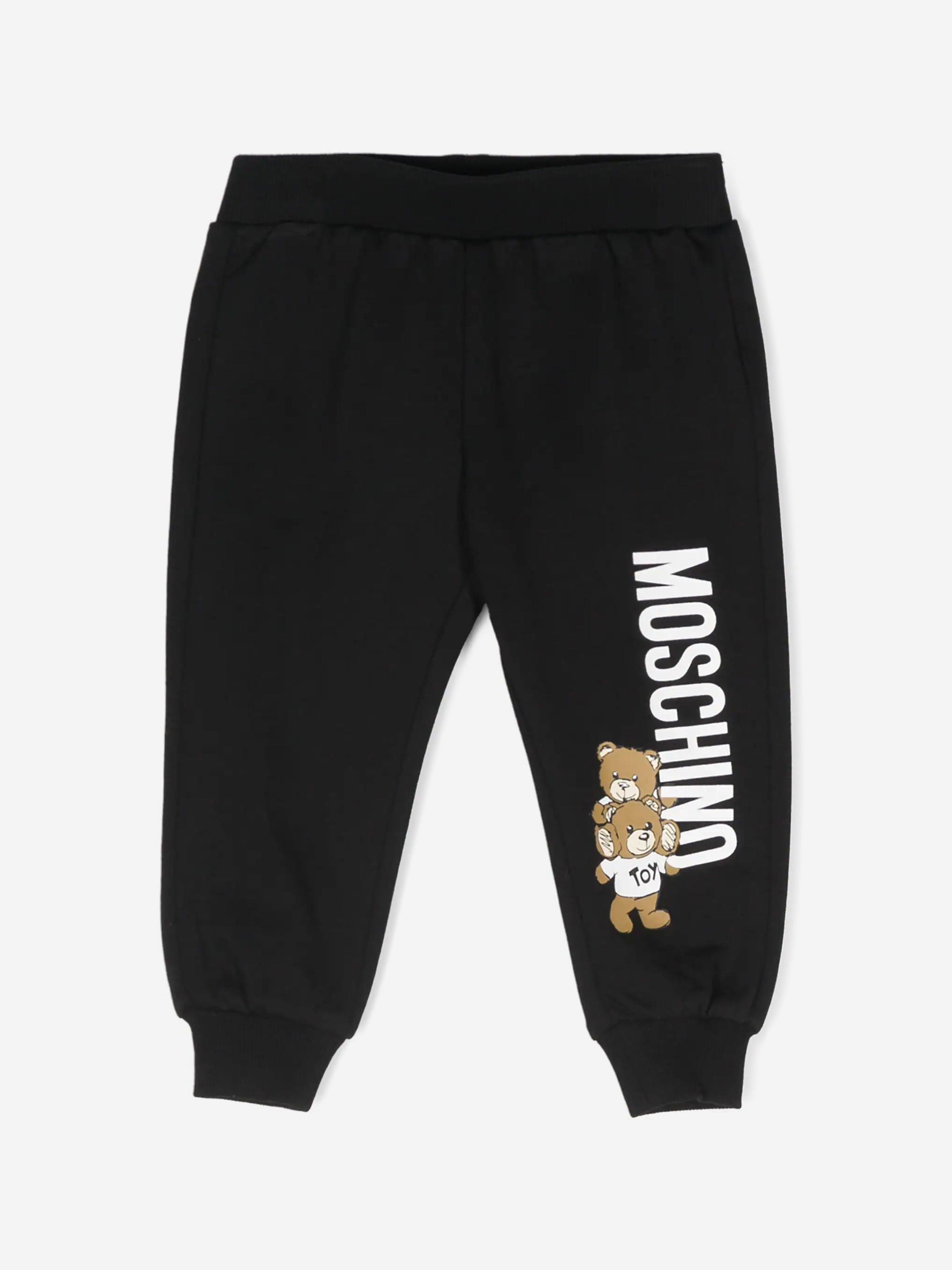 Baby Bear Logo Joggers in Black