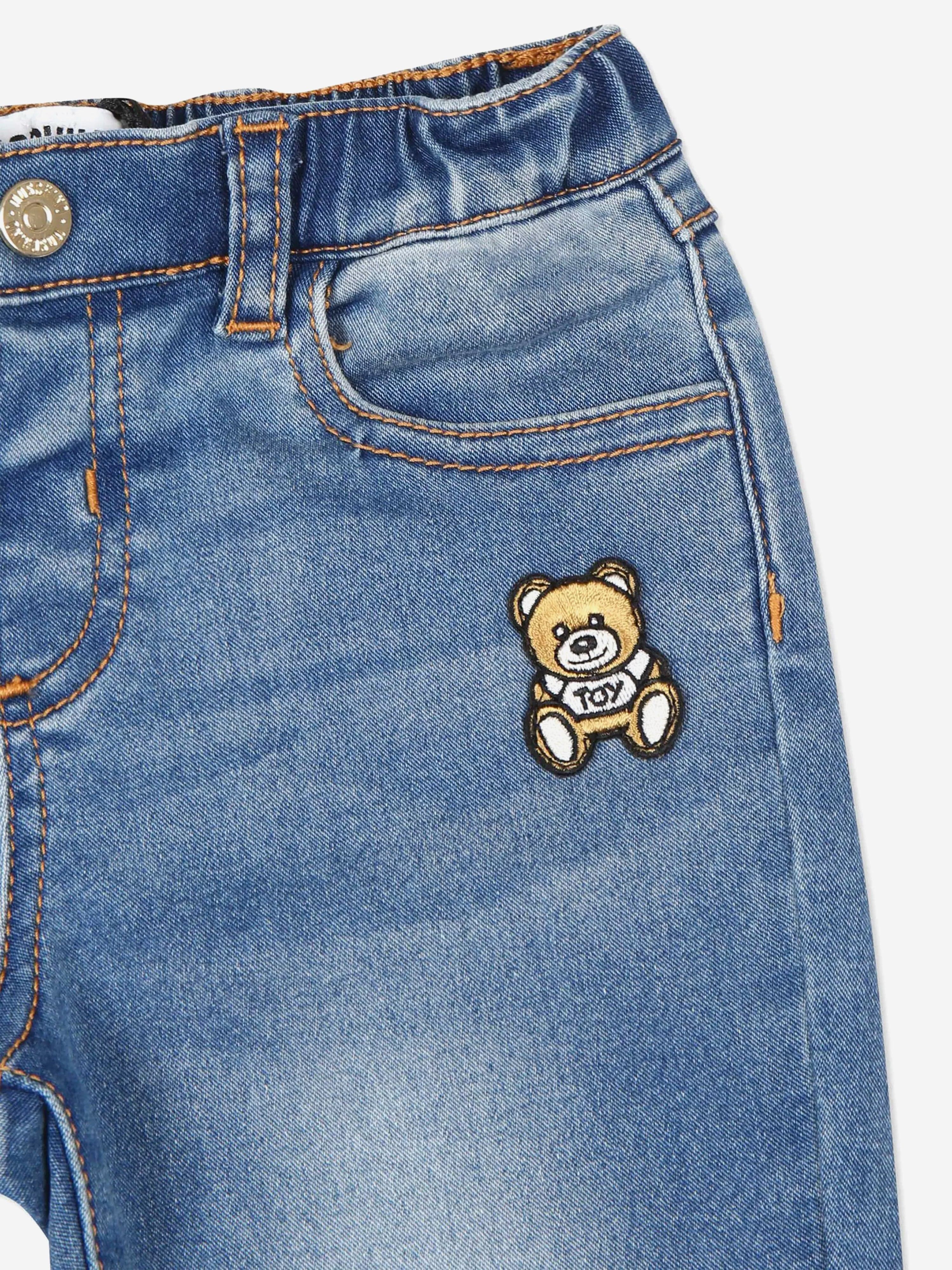 Baby Teddy Bear Jeans in Blue