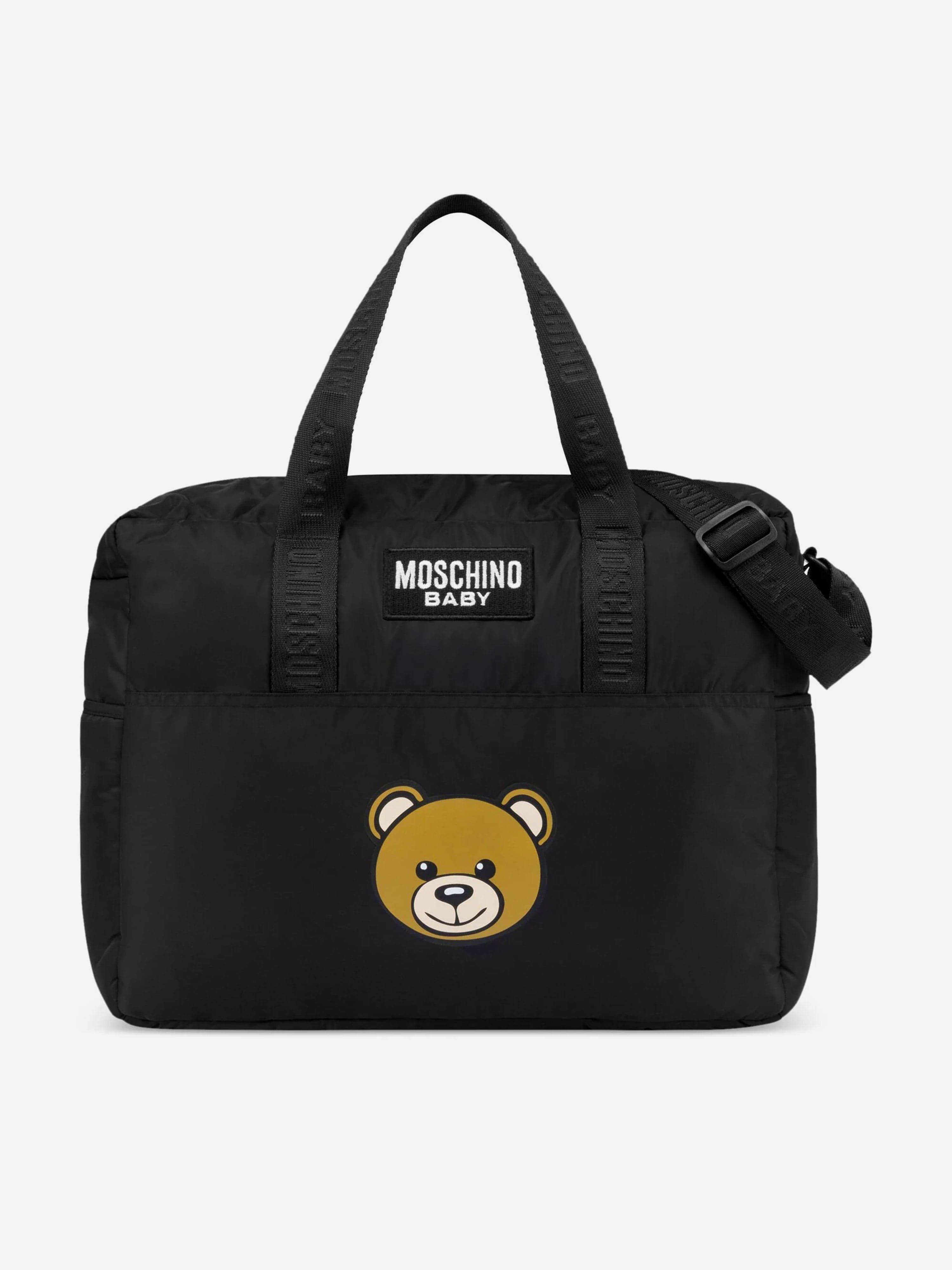 Baby Bear Logo Changing Bag in Black (40cm)